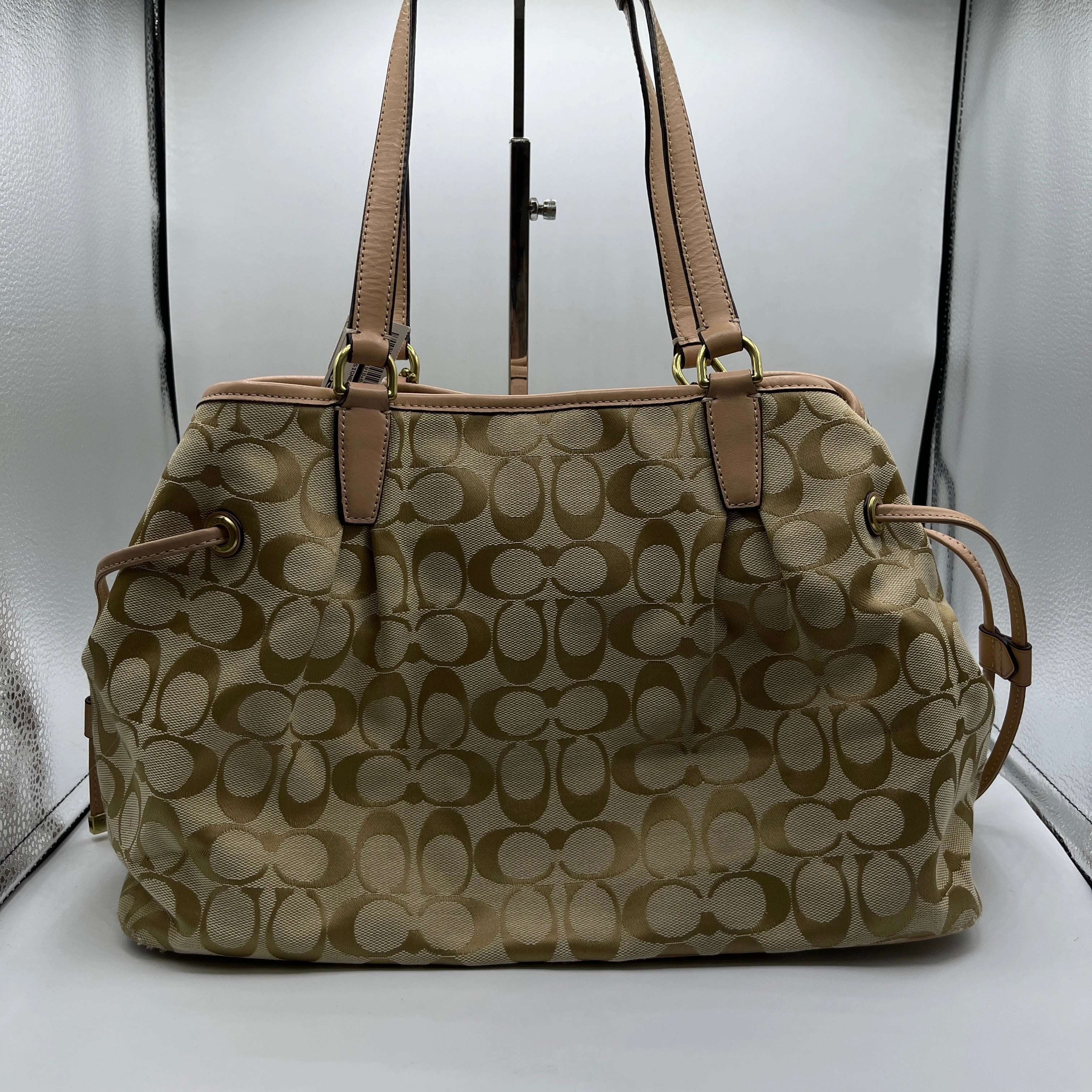HANDBAG DESIGNER by COACH In TAN, Size: MEDIUM