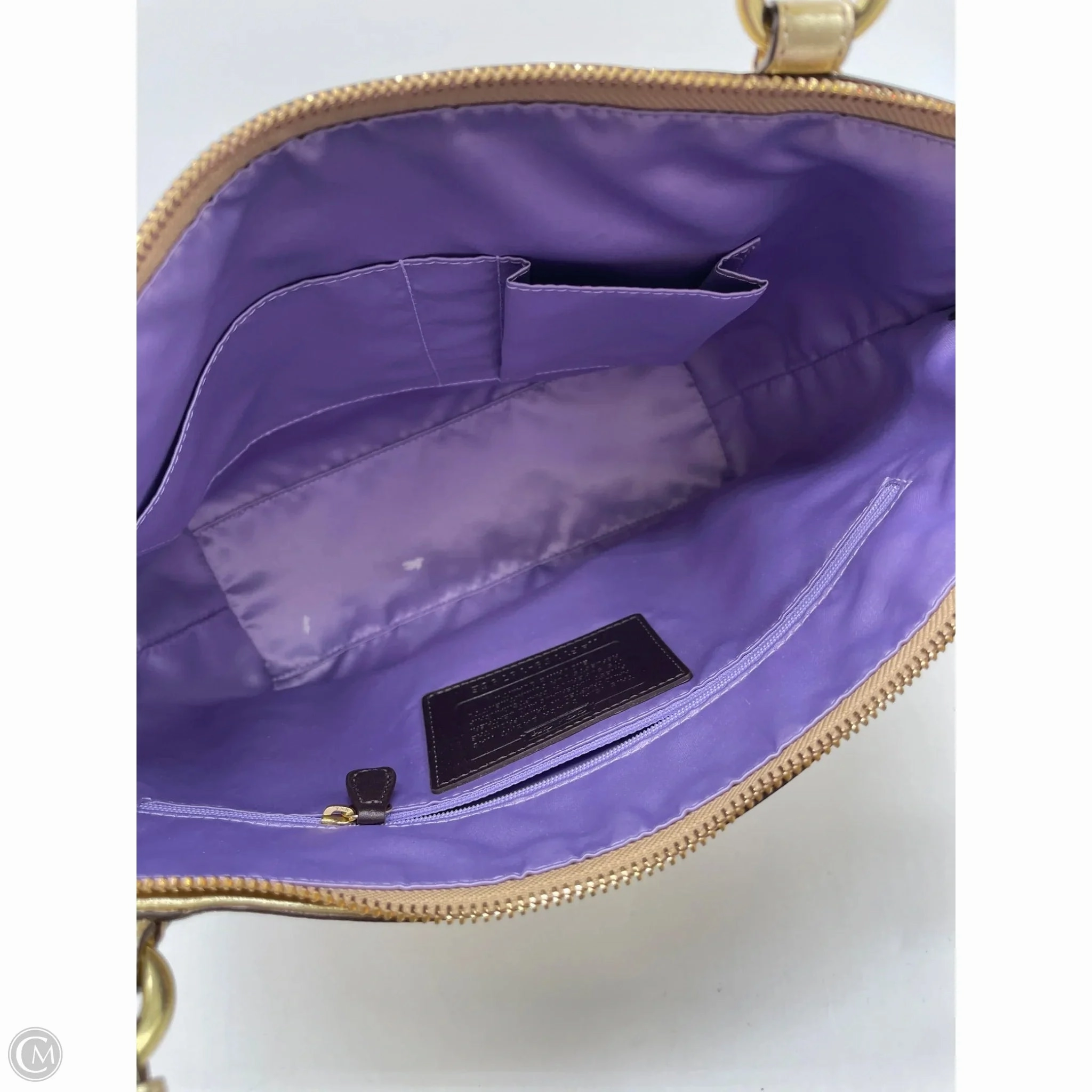 Handbag Designer By Coach, Size: Large