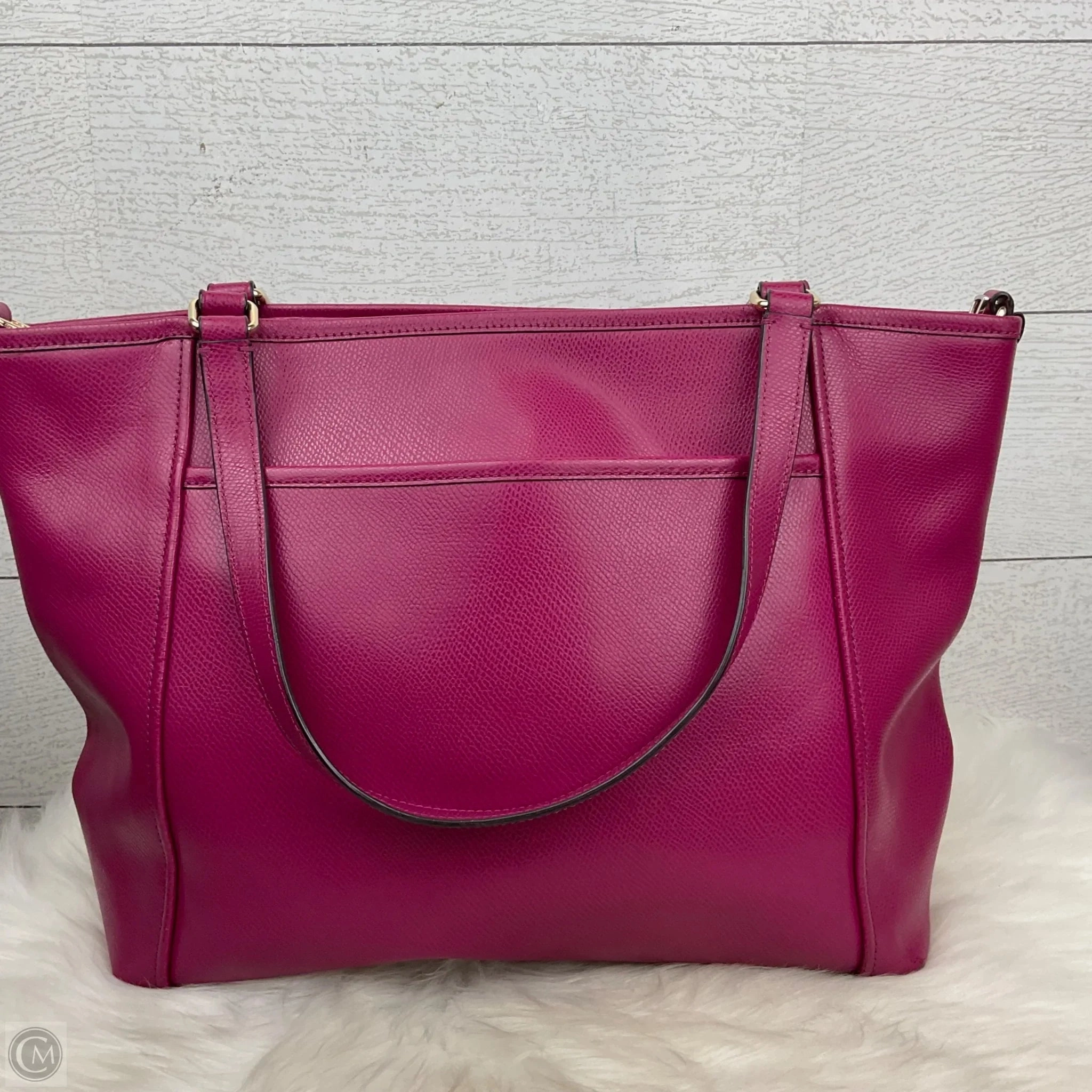 Handbag Designer By Coach, Size: Large
