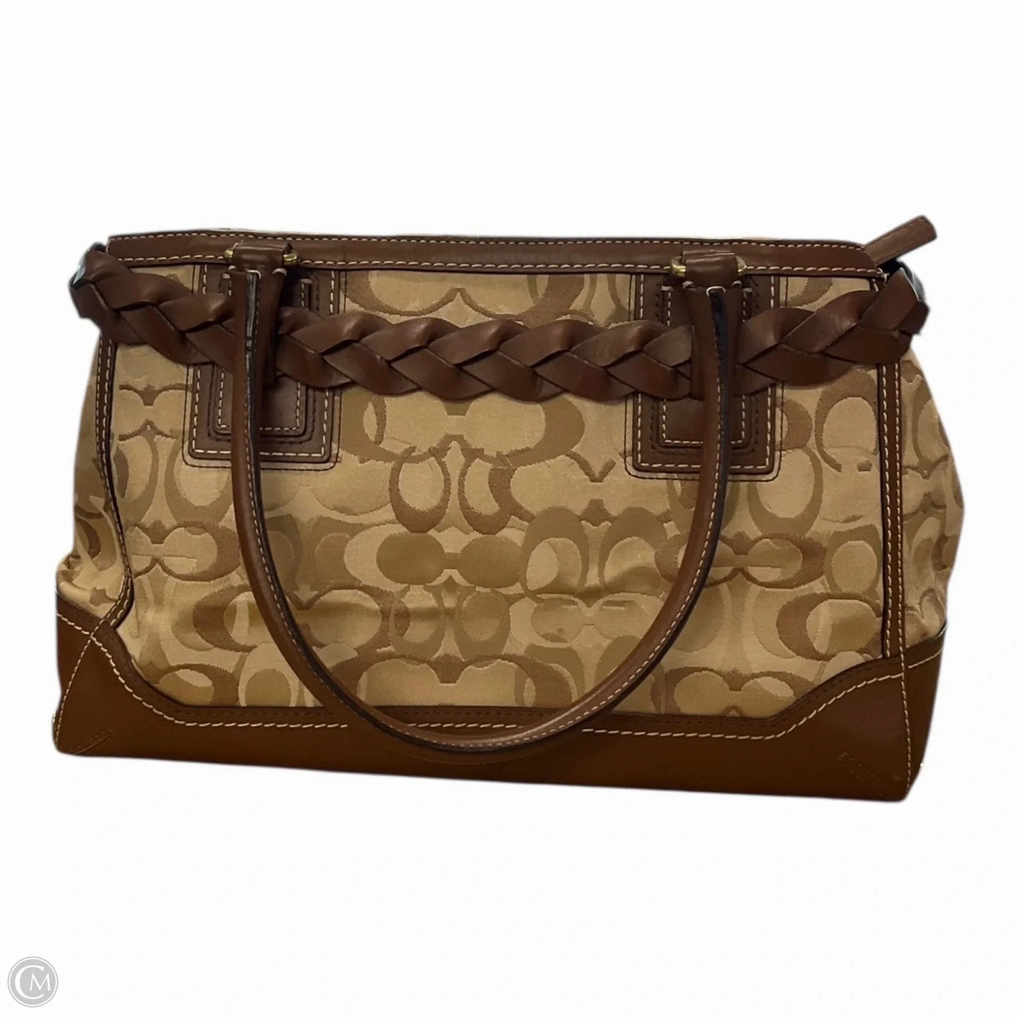 Handbag Designer By Coach, Size: Large