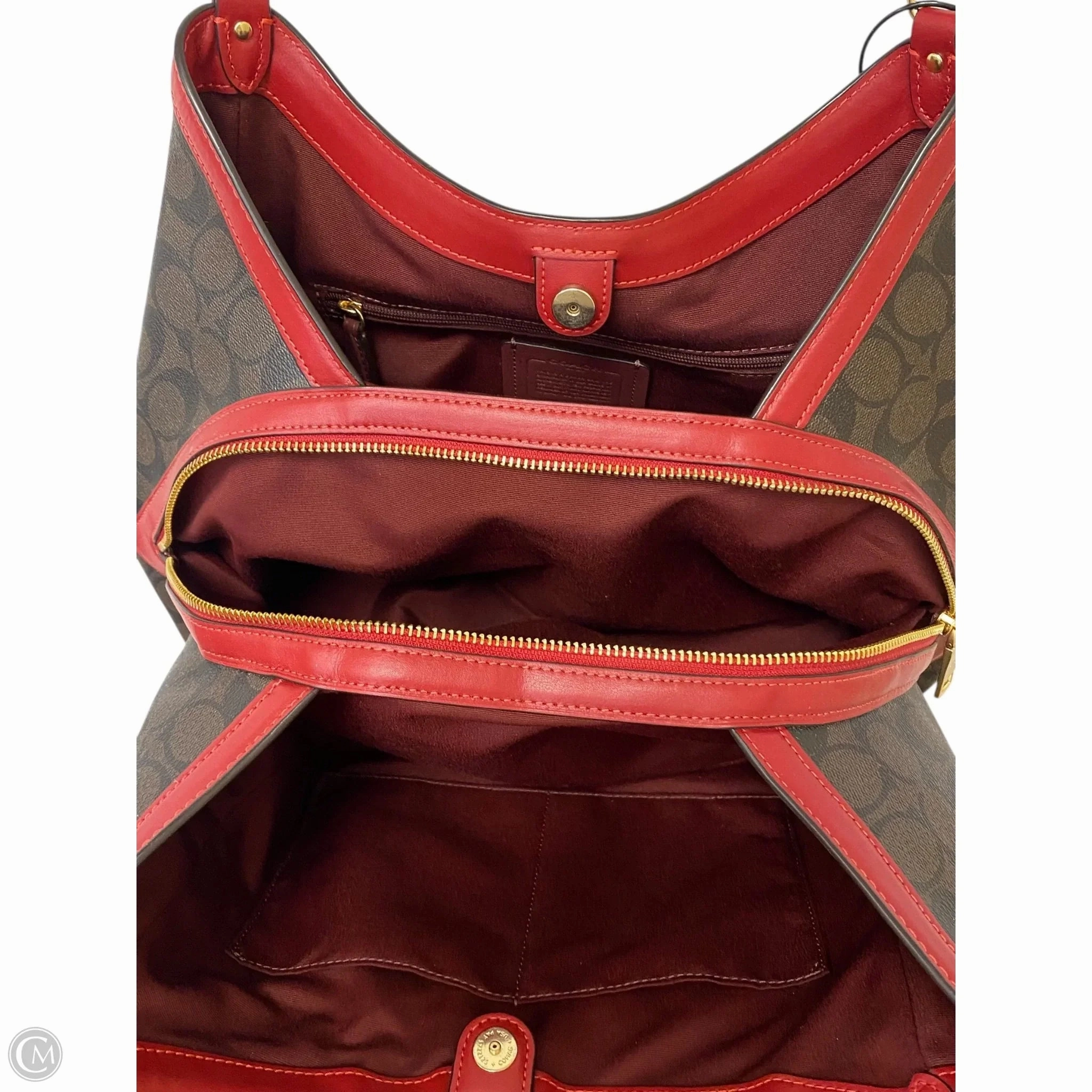 Handbag Designer By Coach, Size: Large