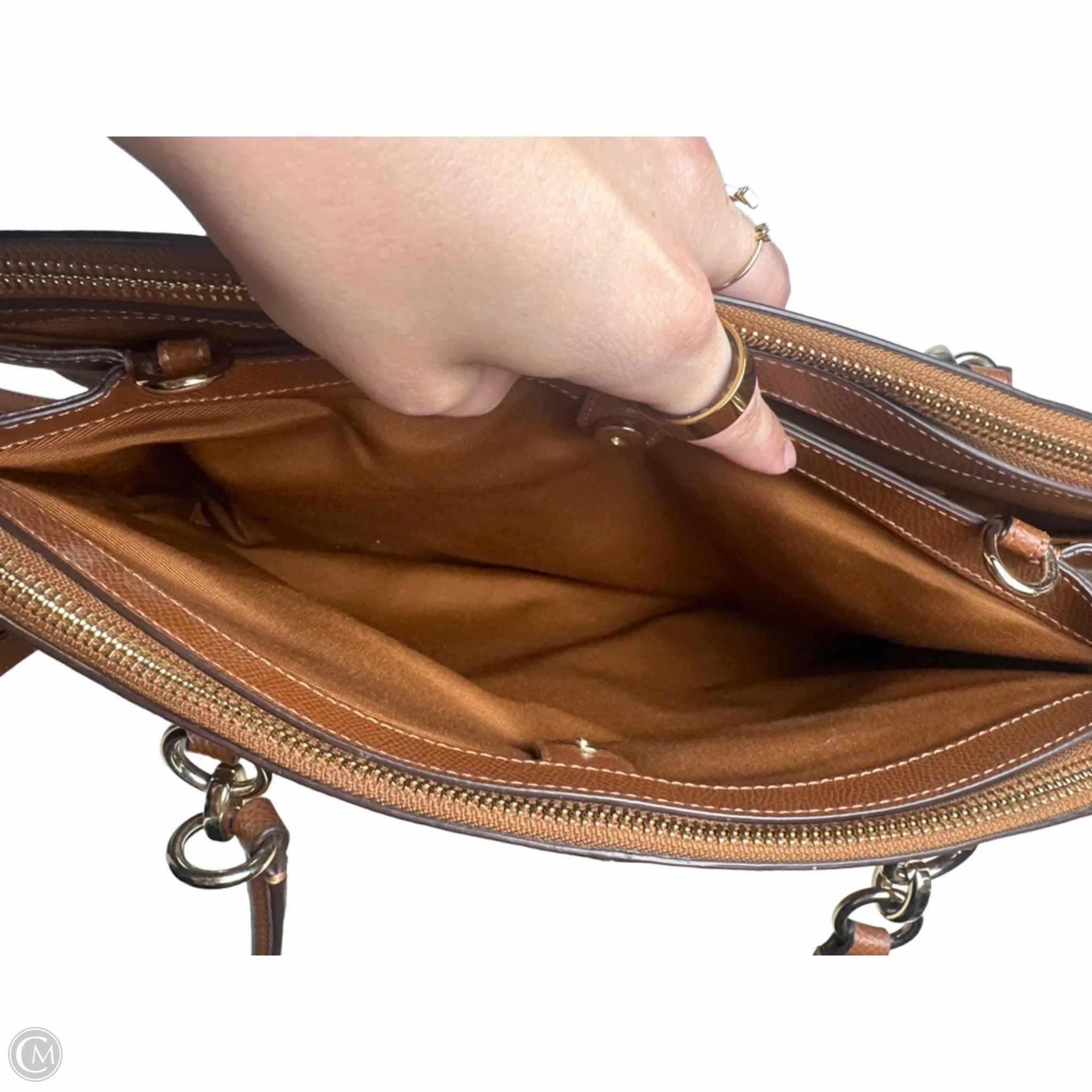 Handbag Designer By Coach, Size: Large