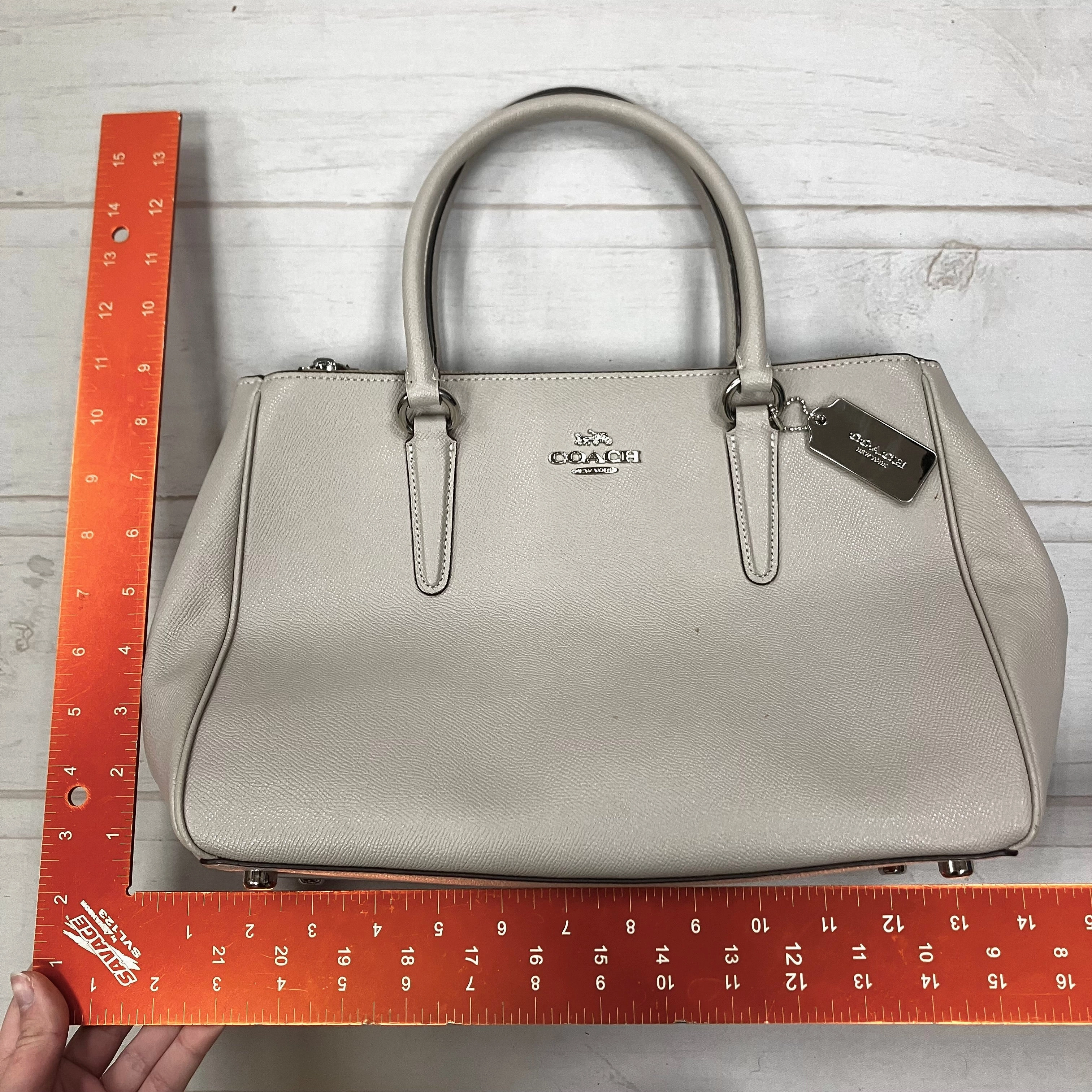 Handbag Designer By Coach, Size: Large