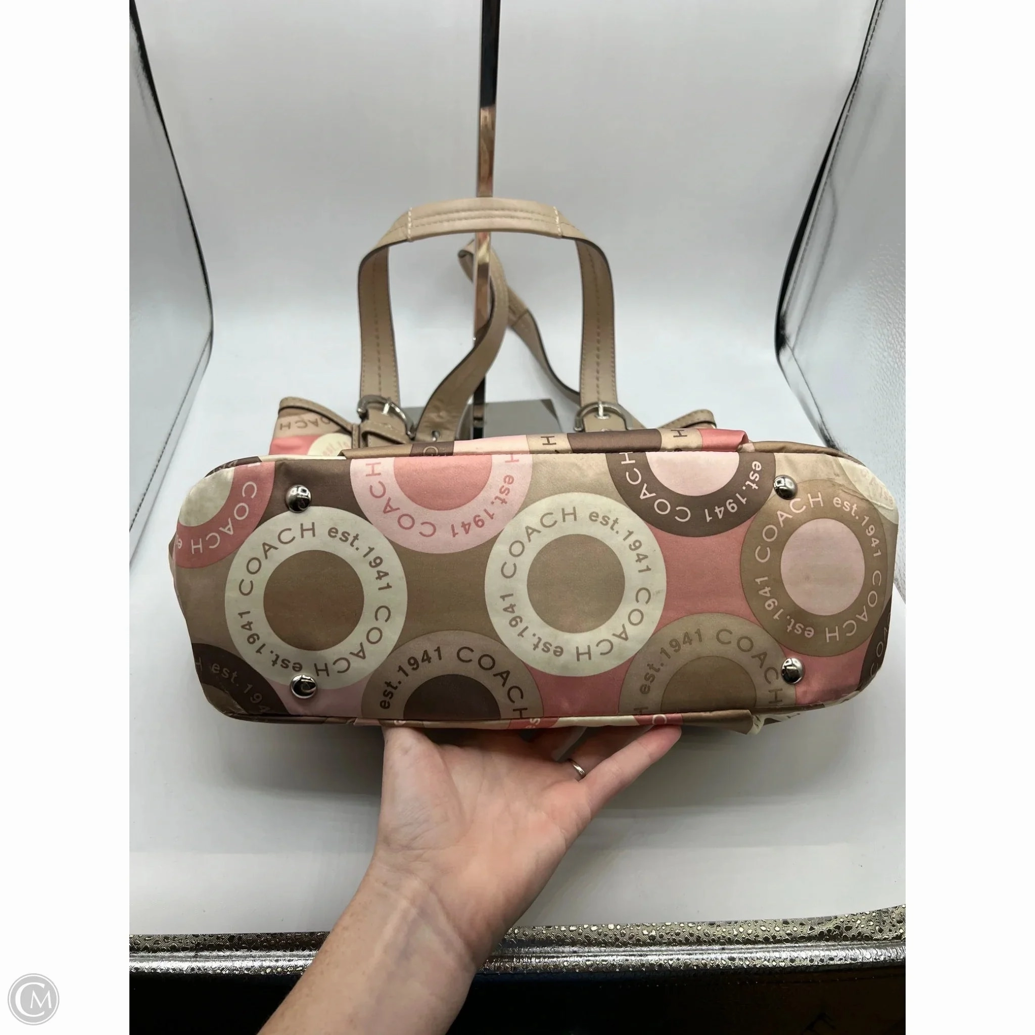 Handbag Designer By Coach, Size: Large