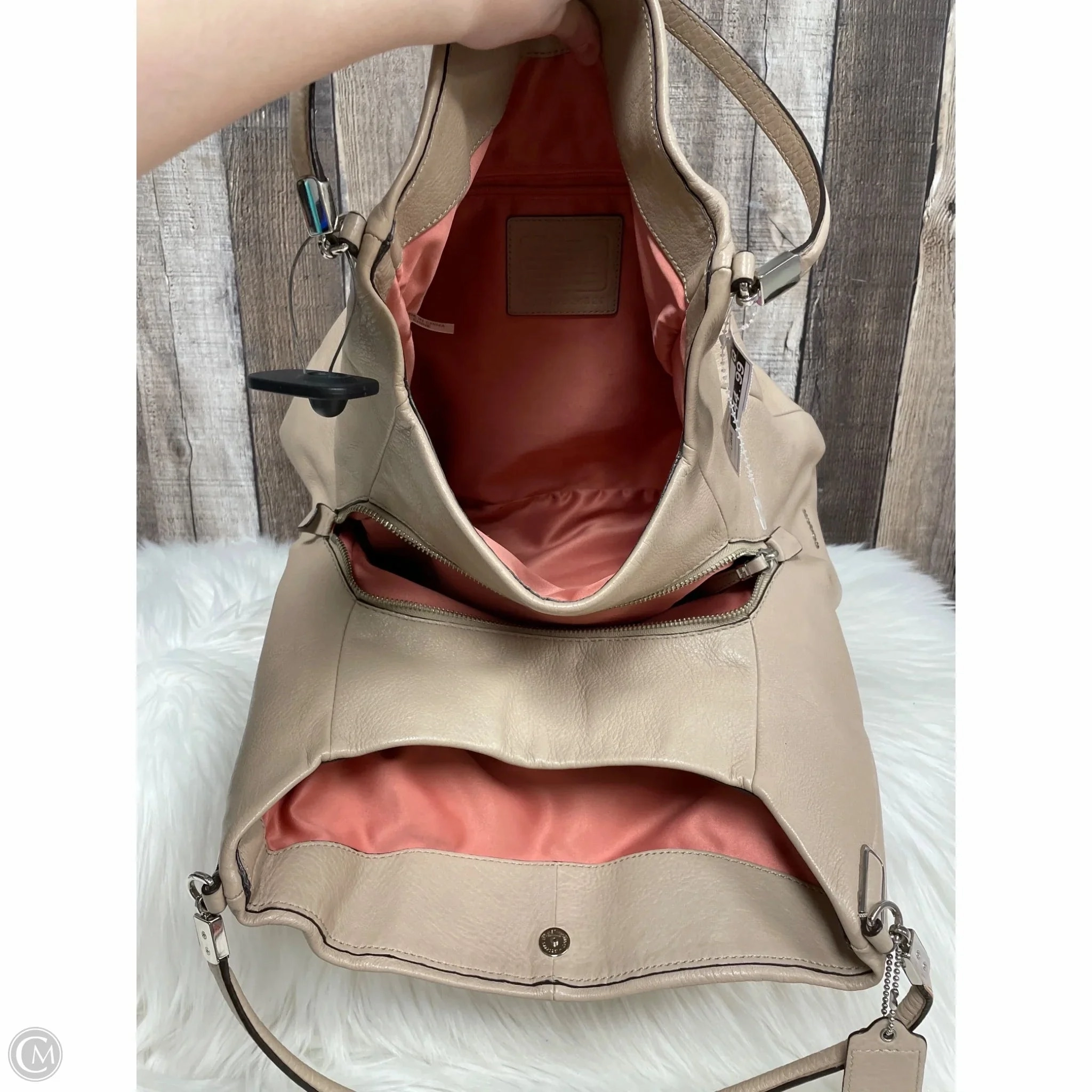 Handbag Designer By Coach, Size: Large