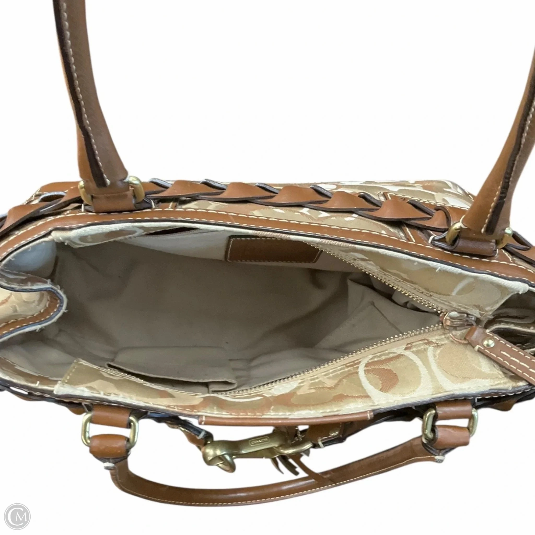 Handbag Designer By Coach, Size: Large