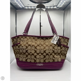 Handbag Designer By Coach, Size: Large