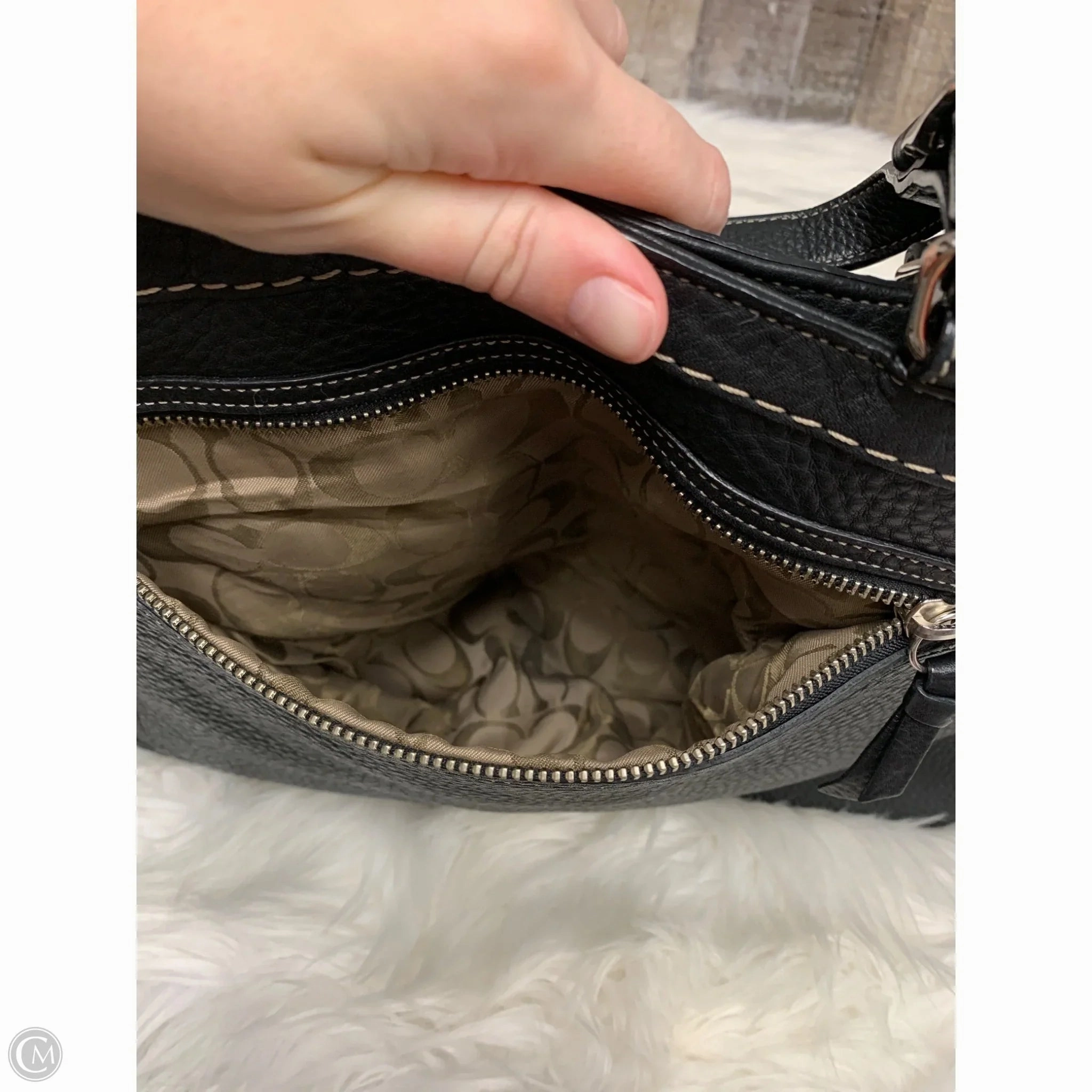 Handbag Designer By Coach, Size: Large