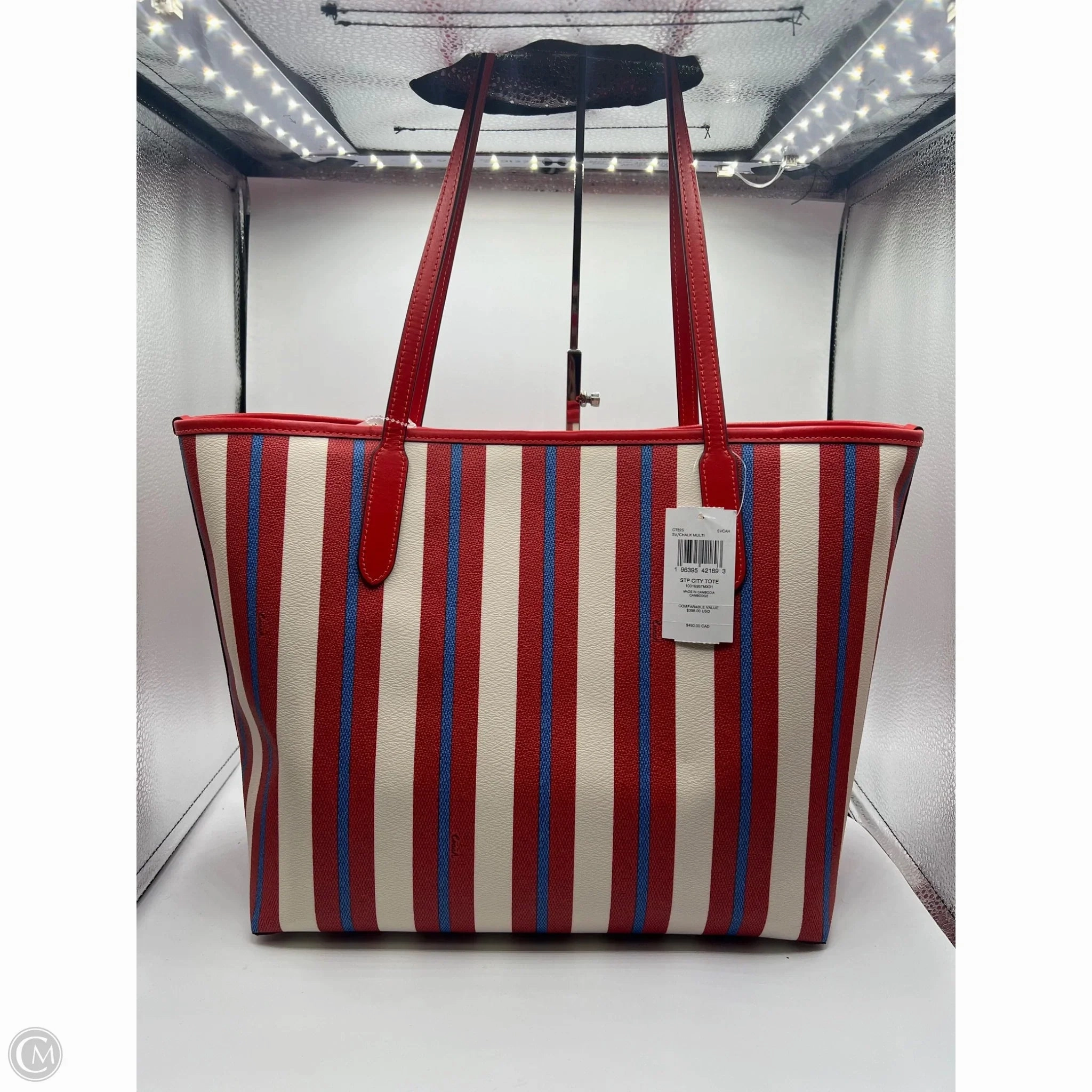 Handbag Designer By Coach, Size: Large