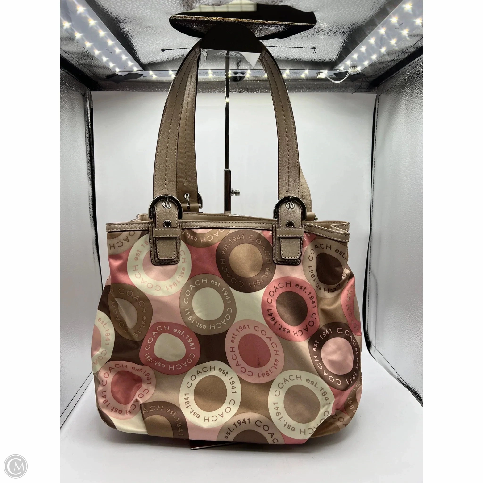 Handbag Designer By Coach, Size: Large