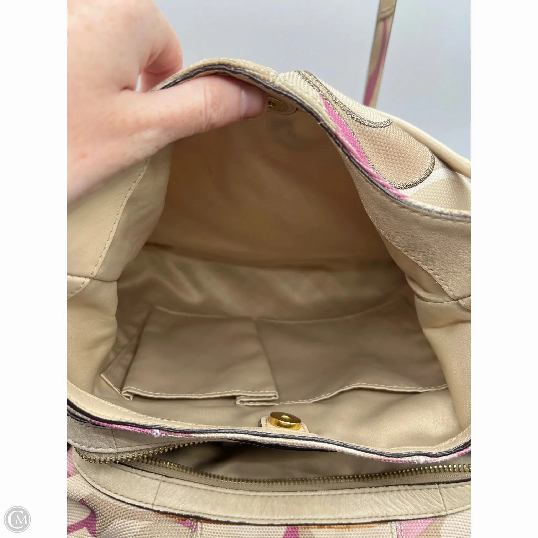 Handbag Designer By Coach, Size: Large