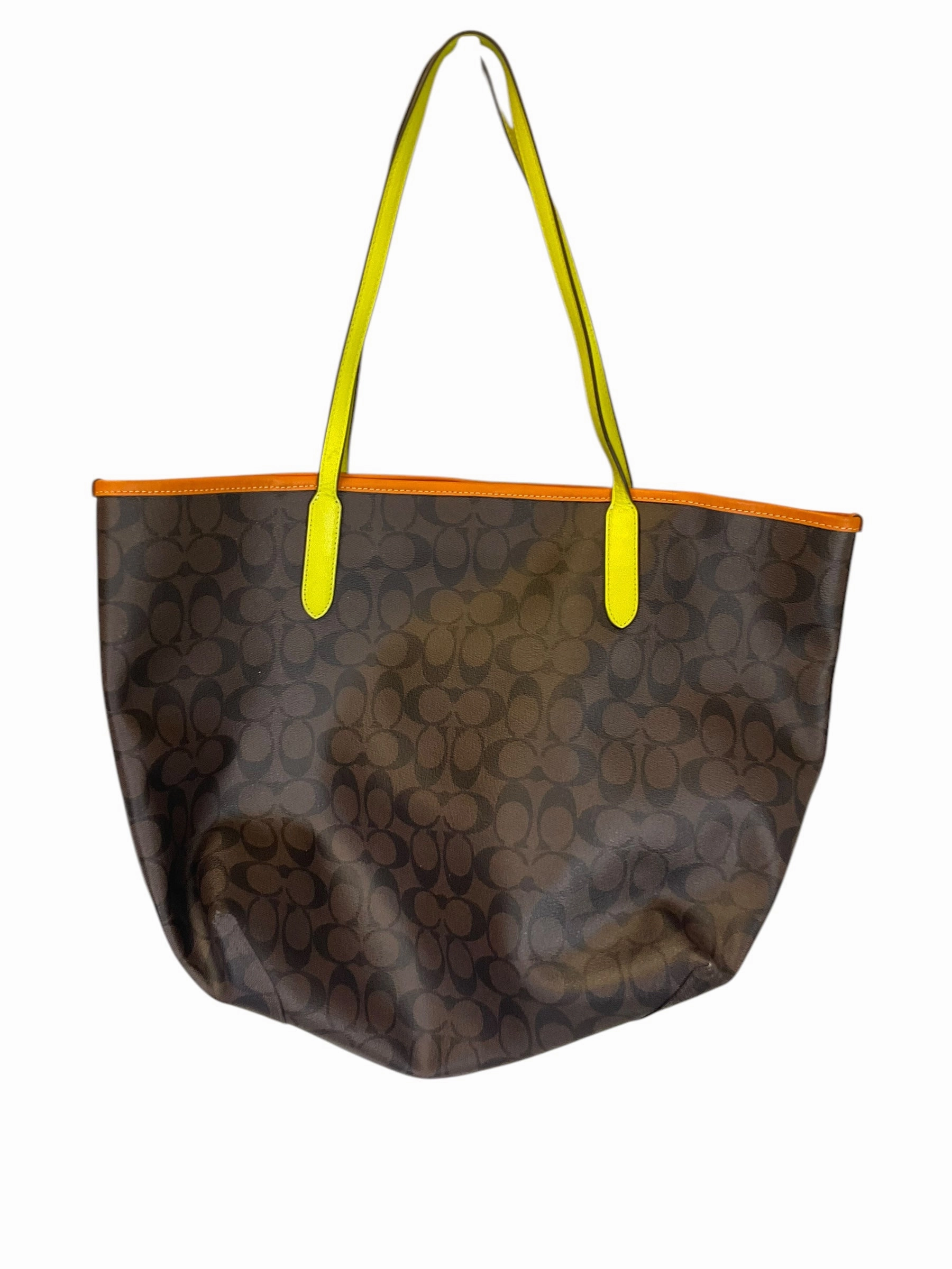 Handbag Designer By Coach, Size: Large