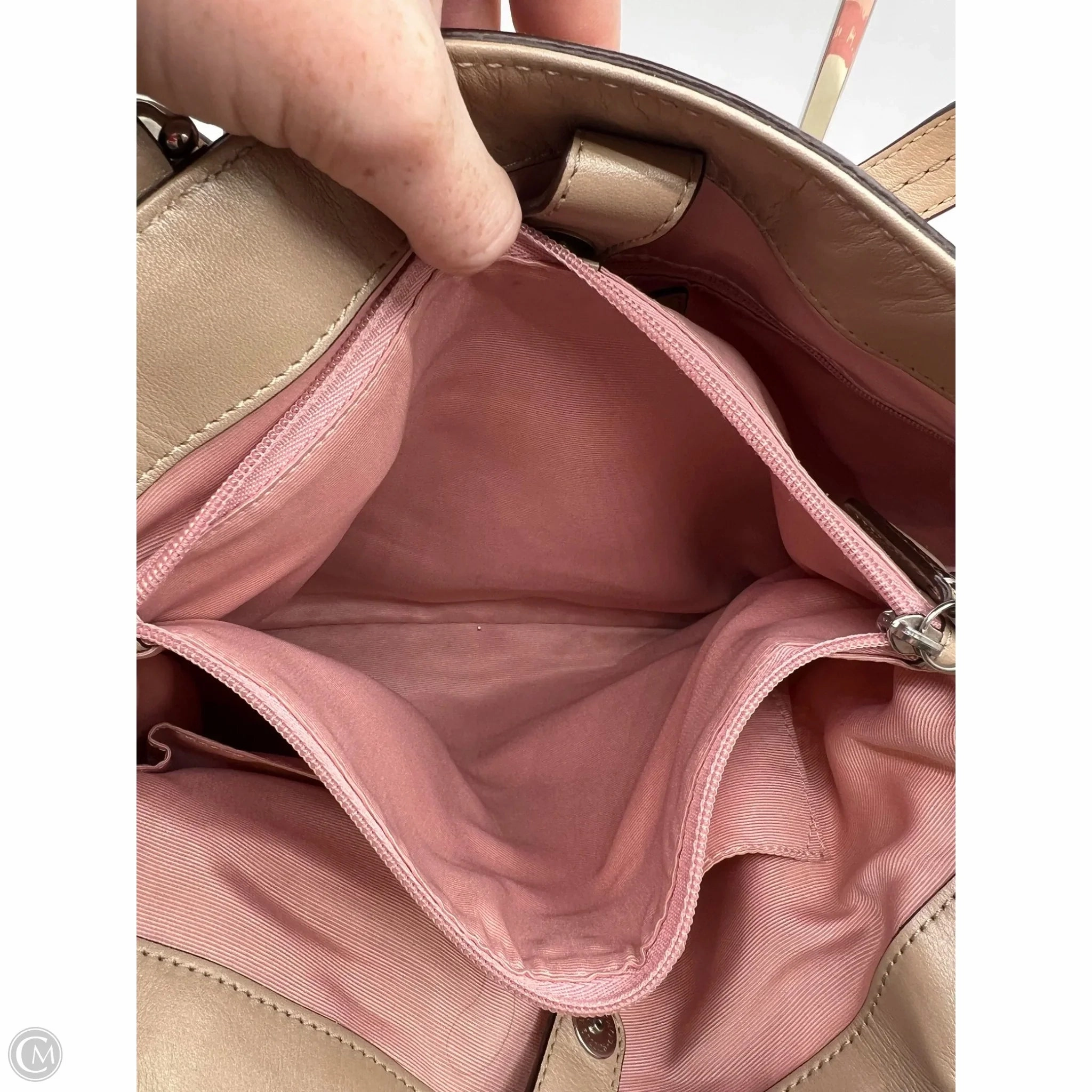 Handbag Designer By Coach, Size: Large