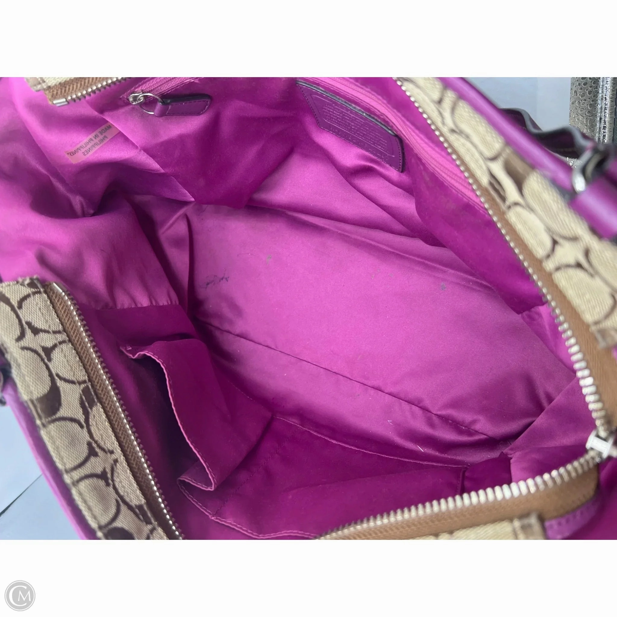 Handbag Designer By Coach, Size: Large