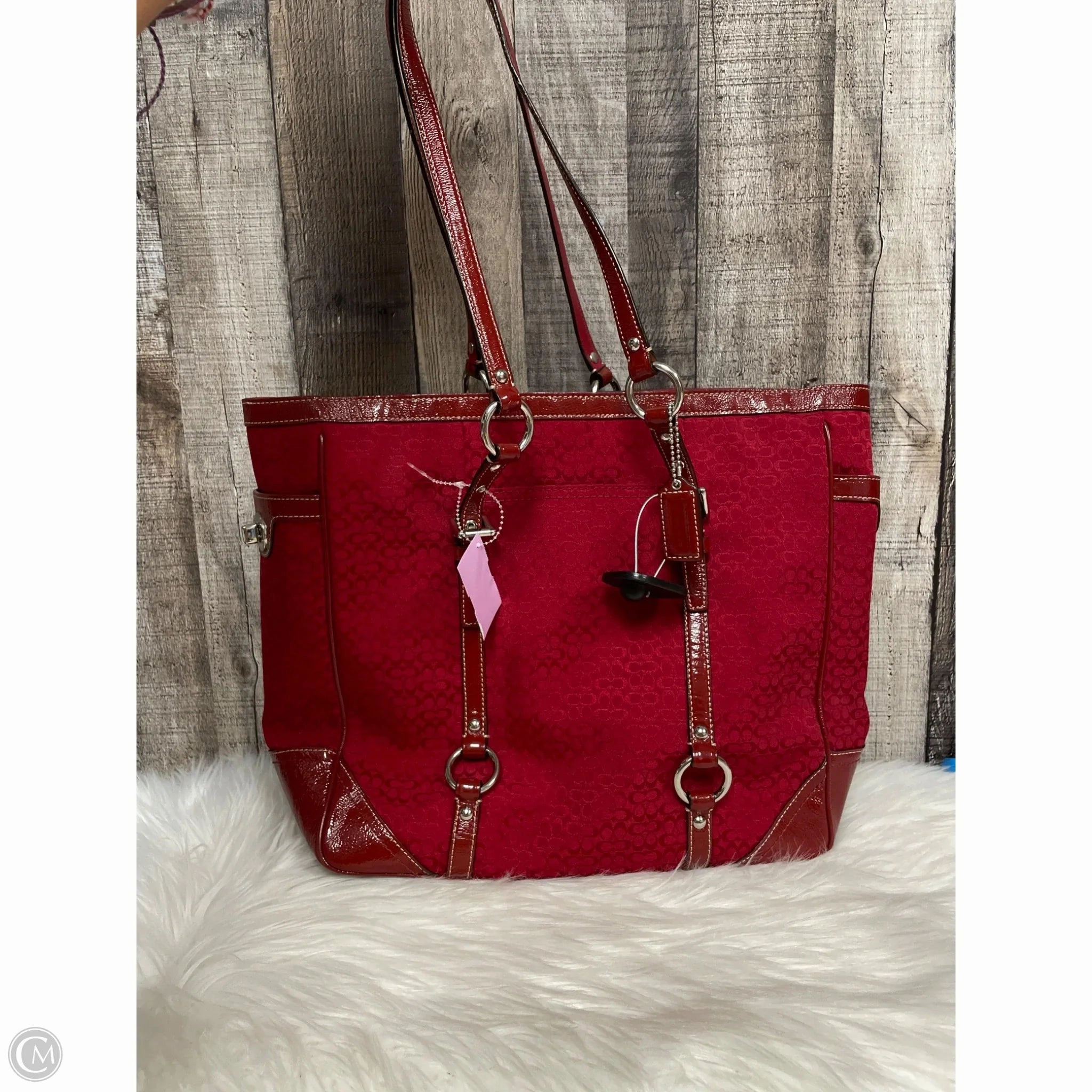 Handbag Designer By Coach, Size: Large