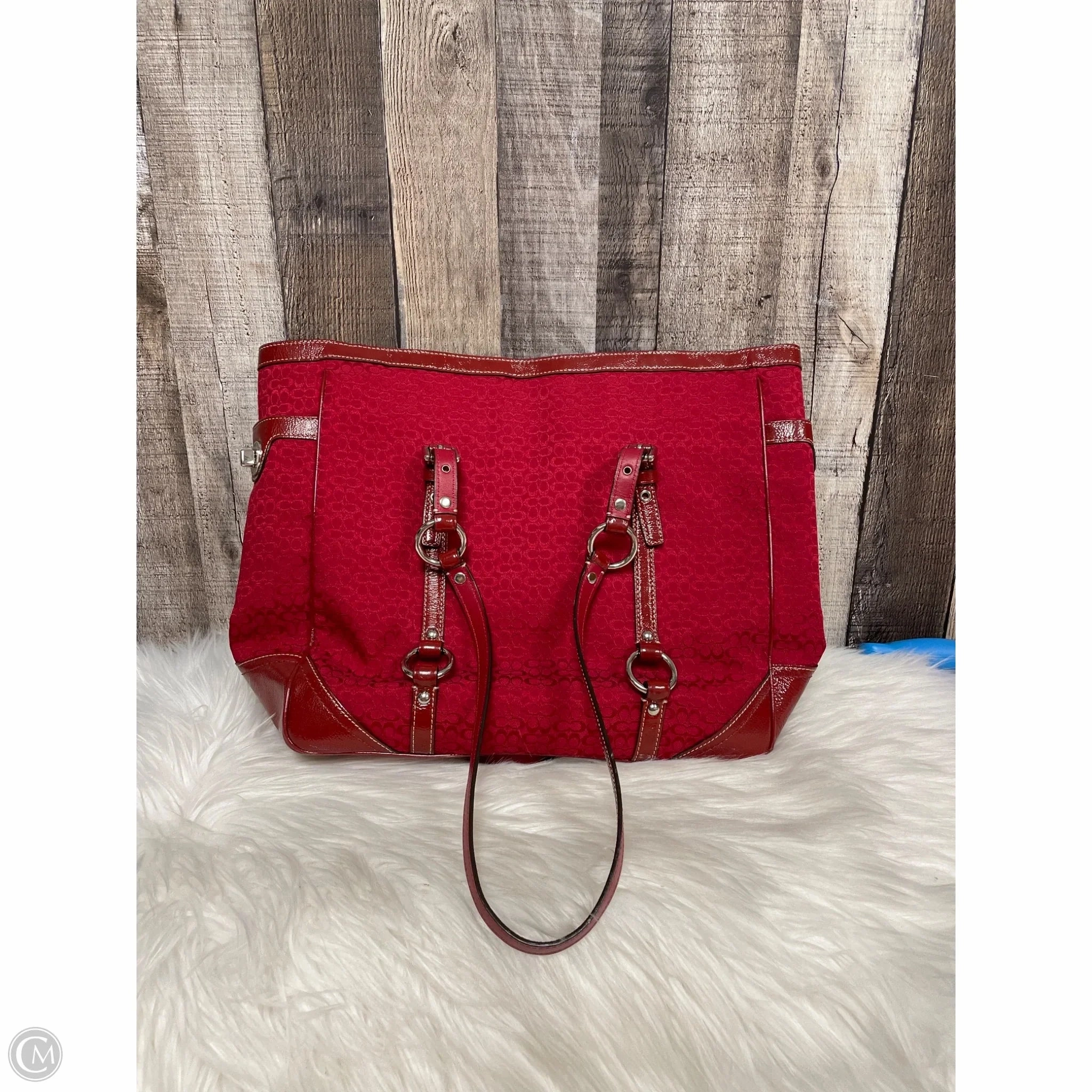 Handbag Designer By Coach, Size: Large