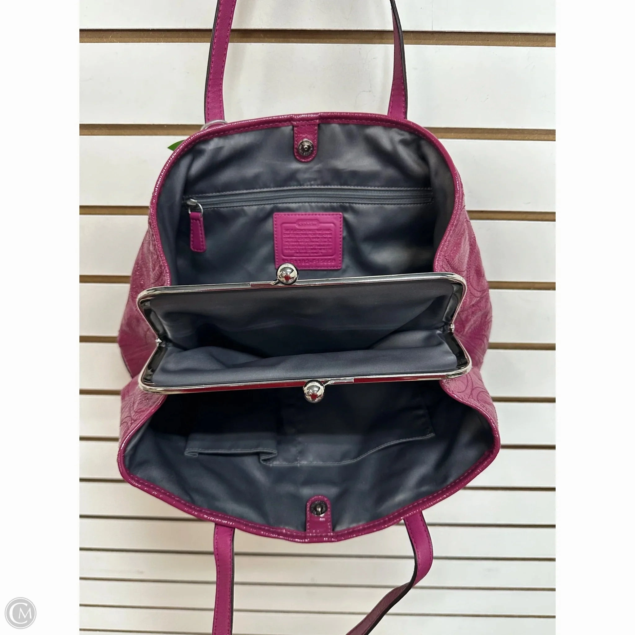 Handbag Designer By Coach, Size: Large