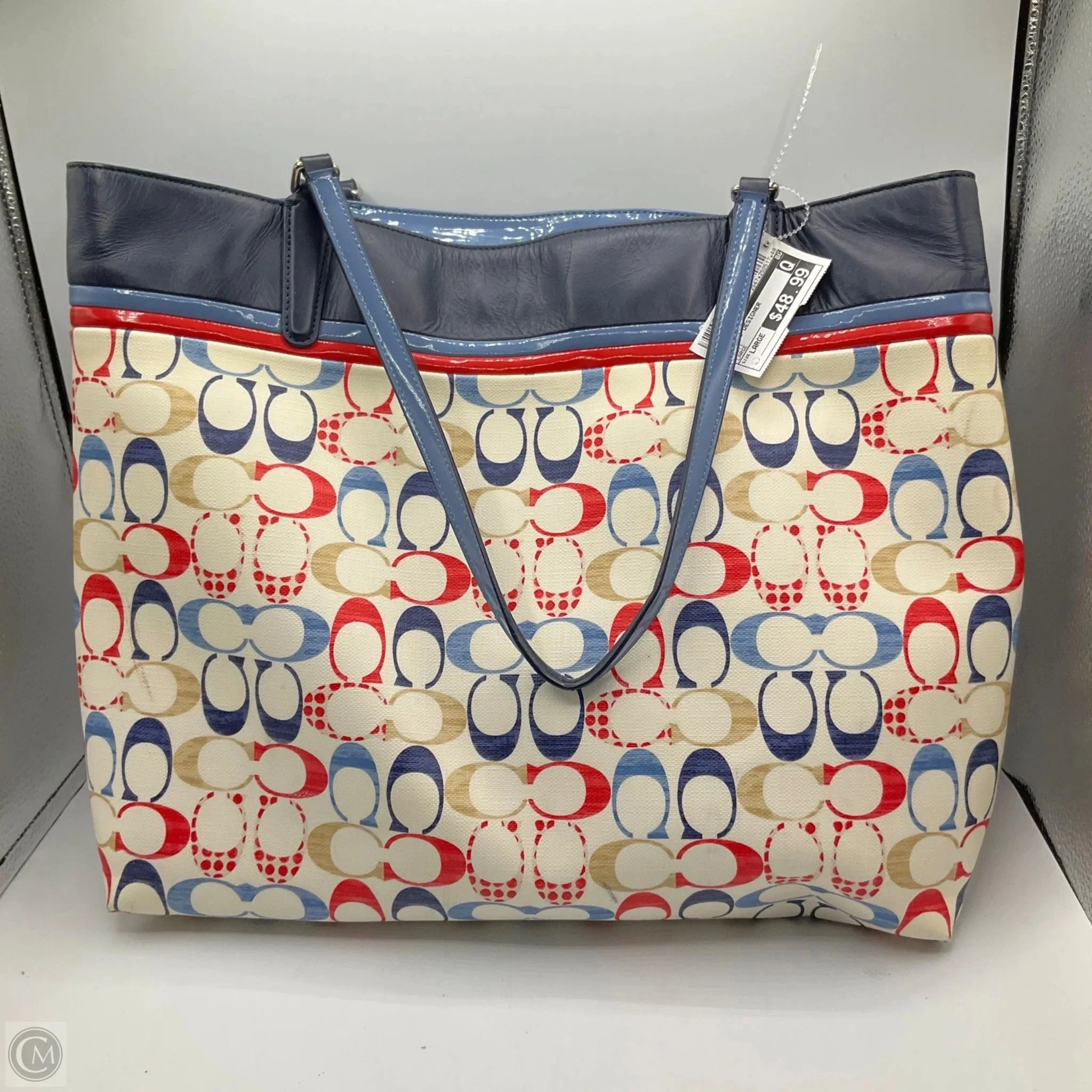 Handbag Designer By Coach, Size: Large