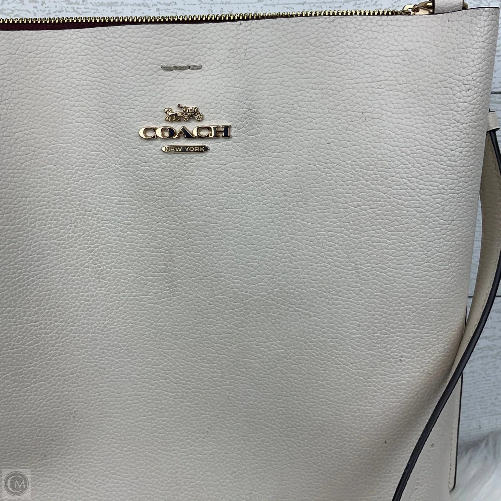 Handbag Designer By Coach, Size: Medium