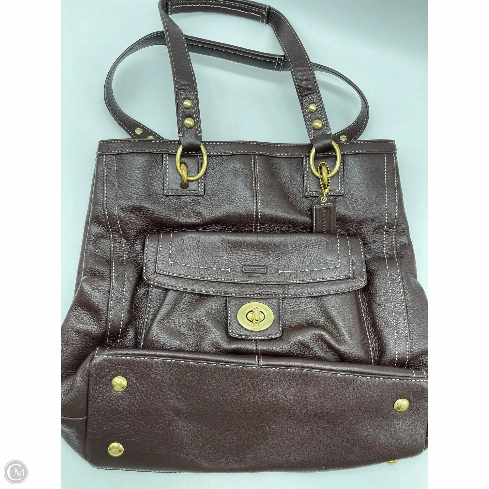 Handbag Designer By Coach, Size: Medium