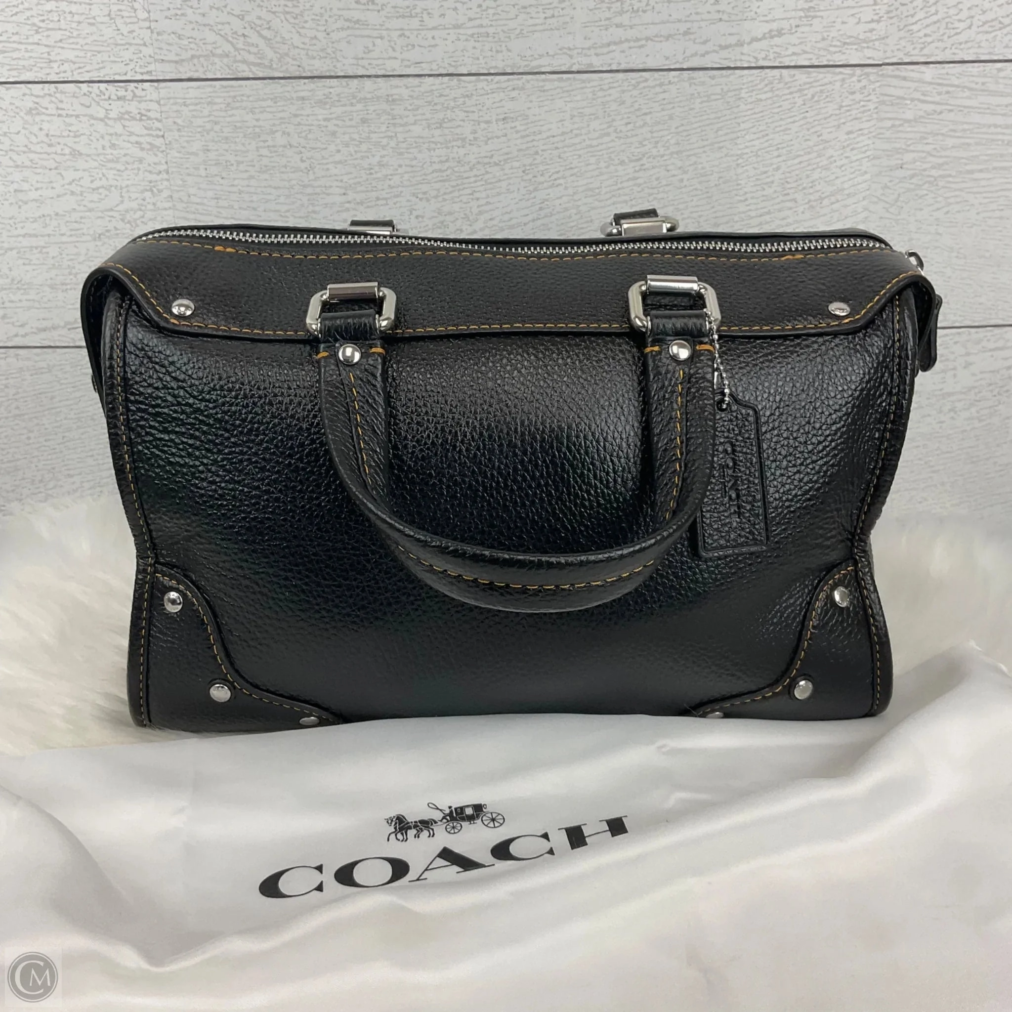Handbag Designer By Coach, Size: Medium
