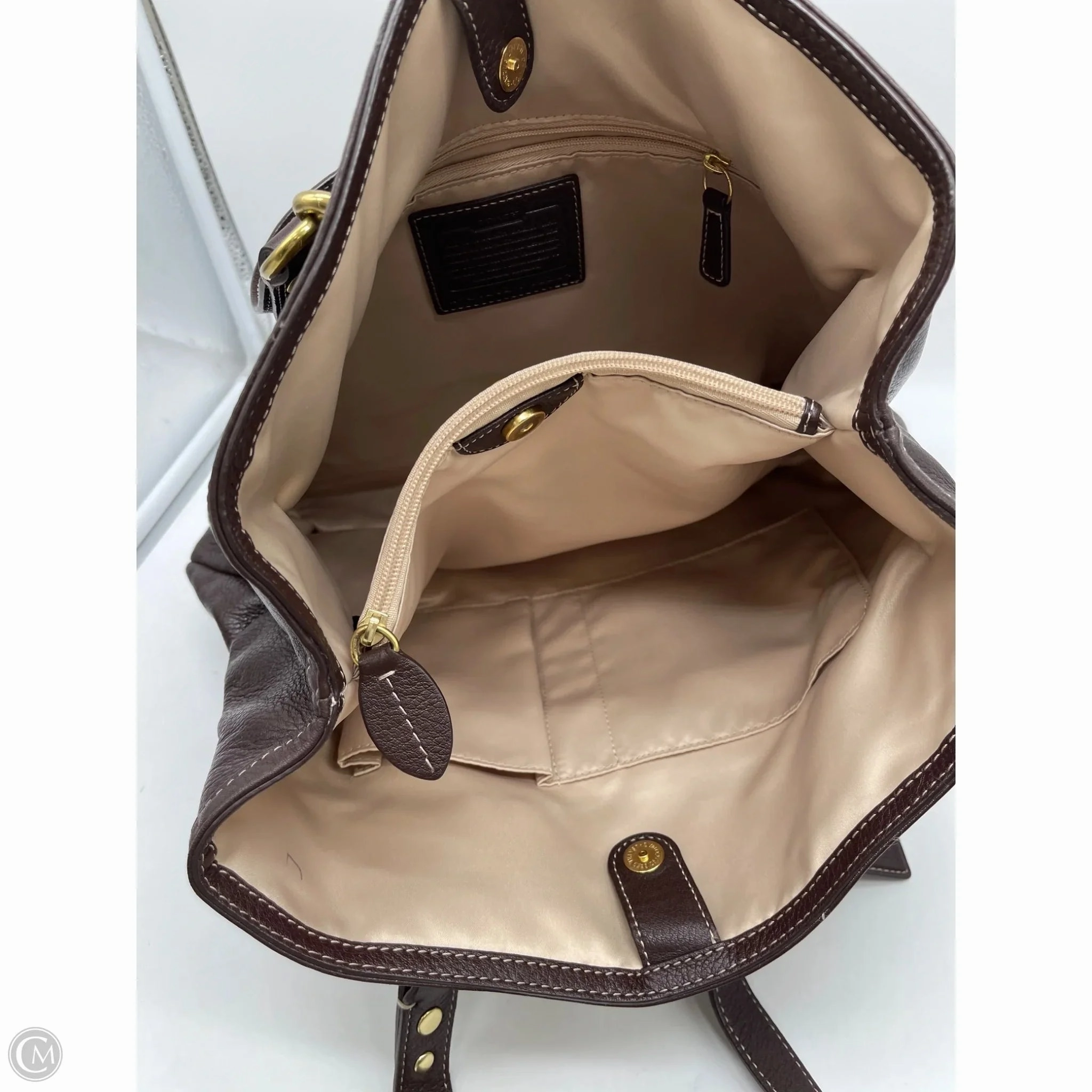 Handbag Designer By Coach, Size: Medium