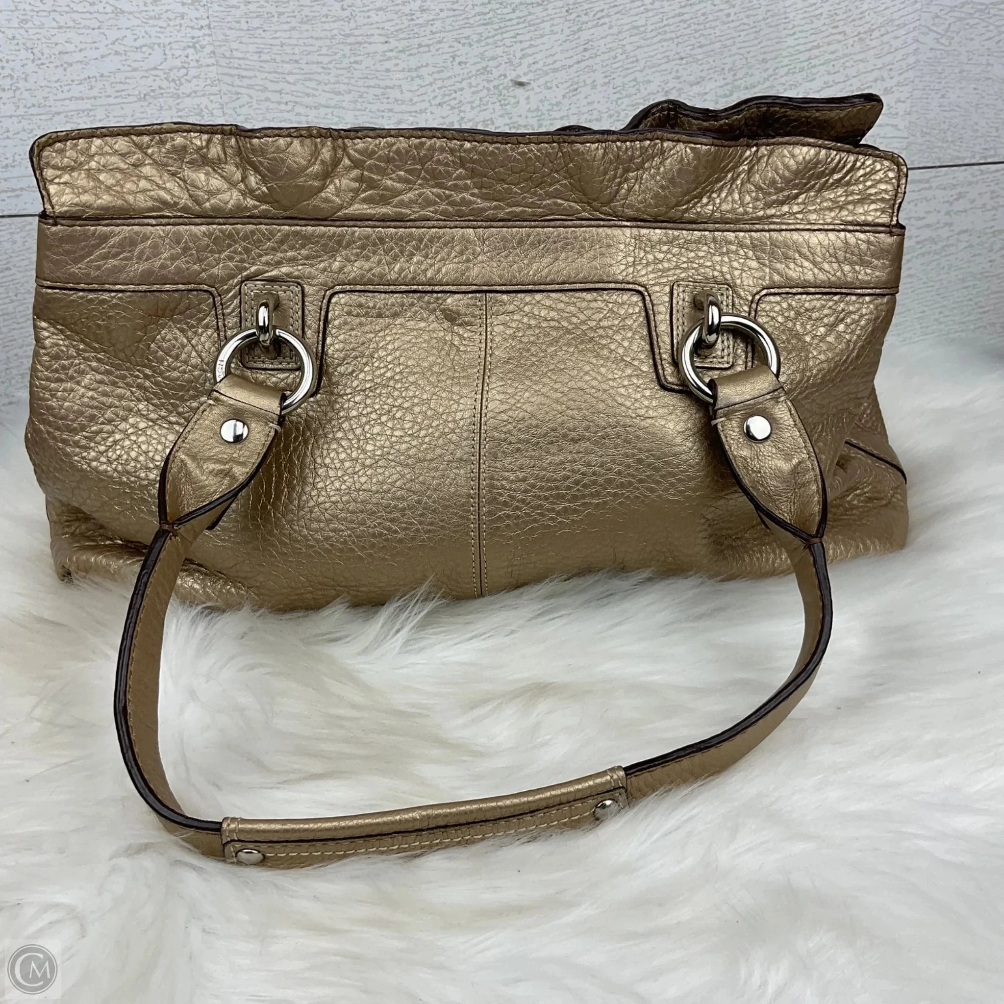 Handbag Designer By Coach, Size: Medium