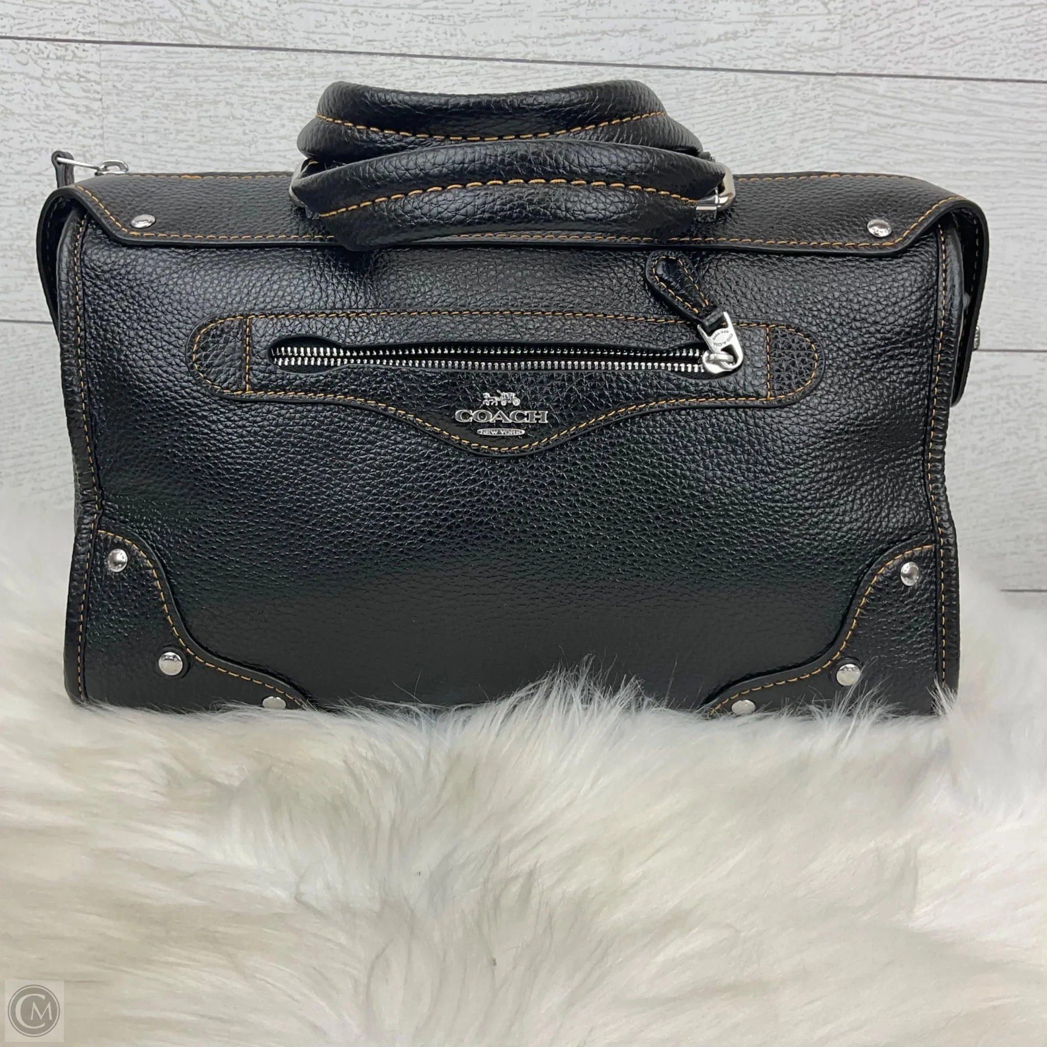 Handbag Designer By Coach, Size: Medium