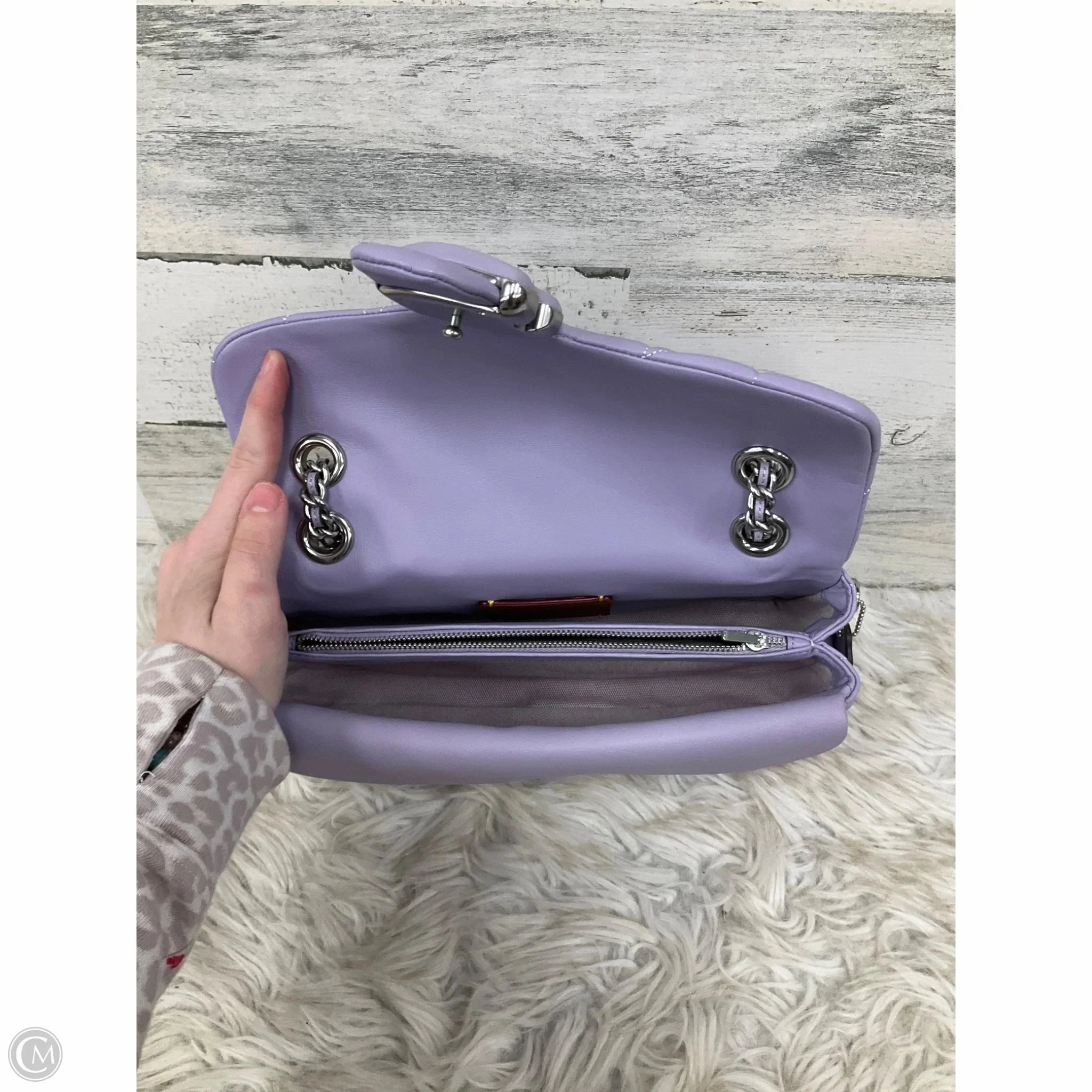 Handbag Designer By Coach, Size: Medium