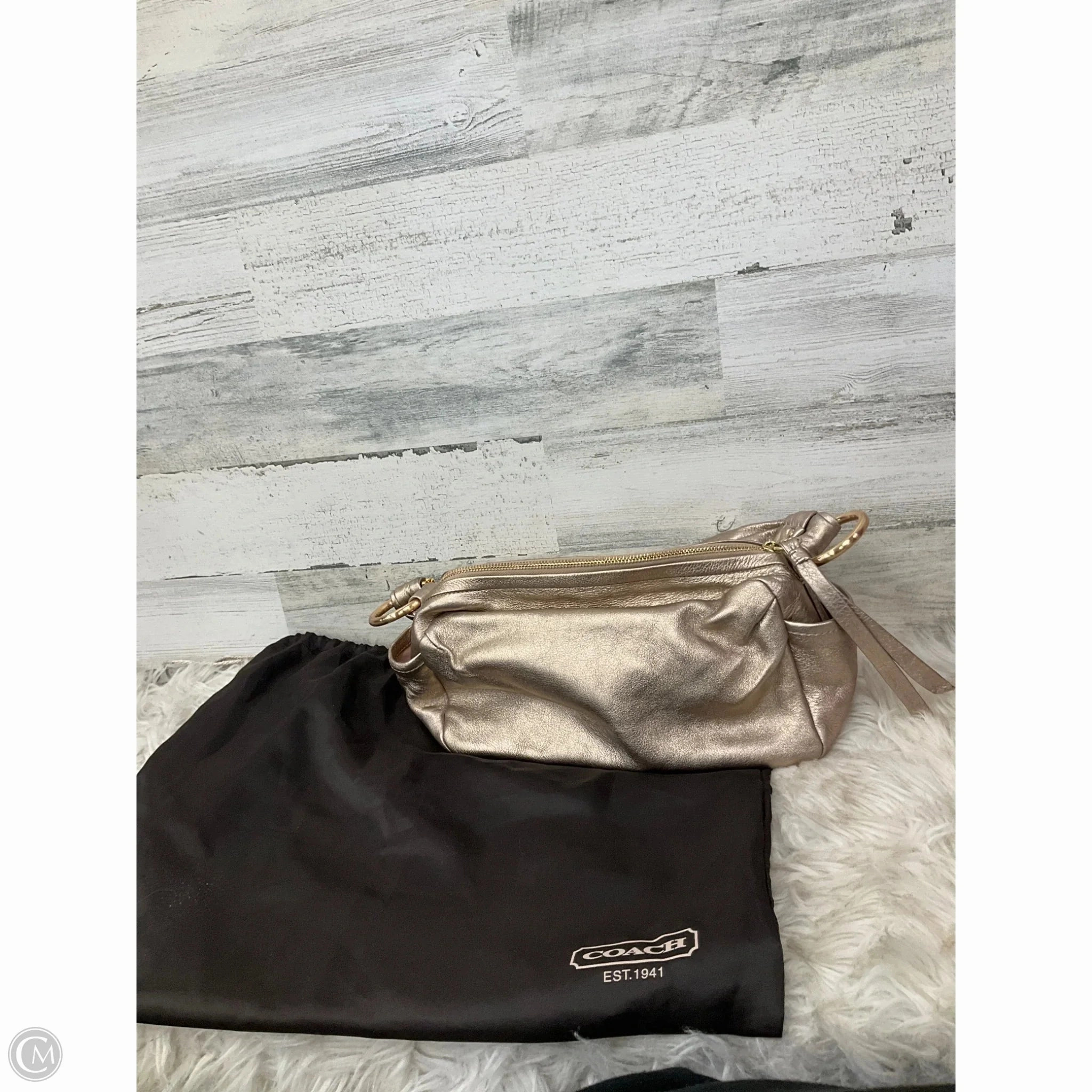 Handbag Designer By Coach, Size: Medium