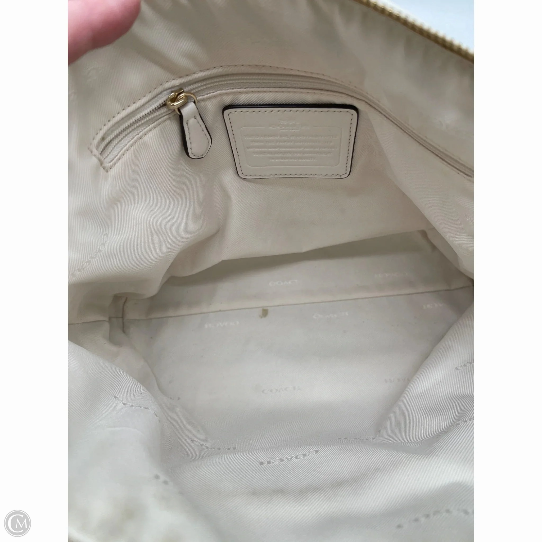 Handbag Designer By Coach, Size: Medium
