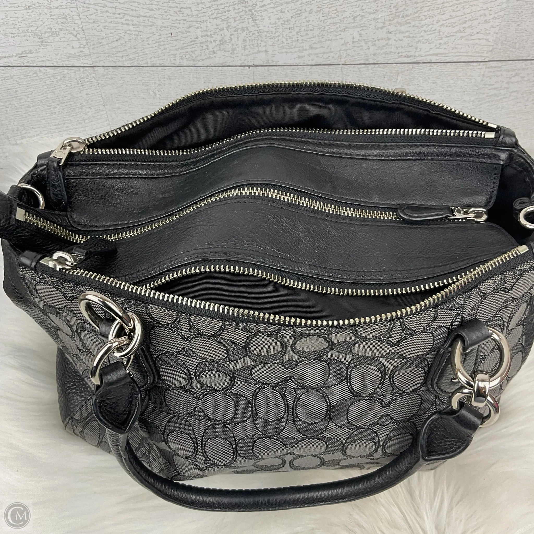 Handbag Designer By Coach, Size: Medium