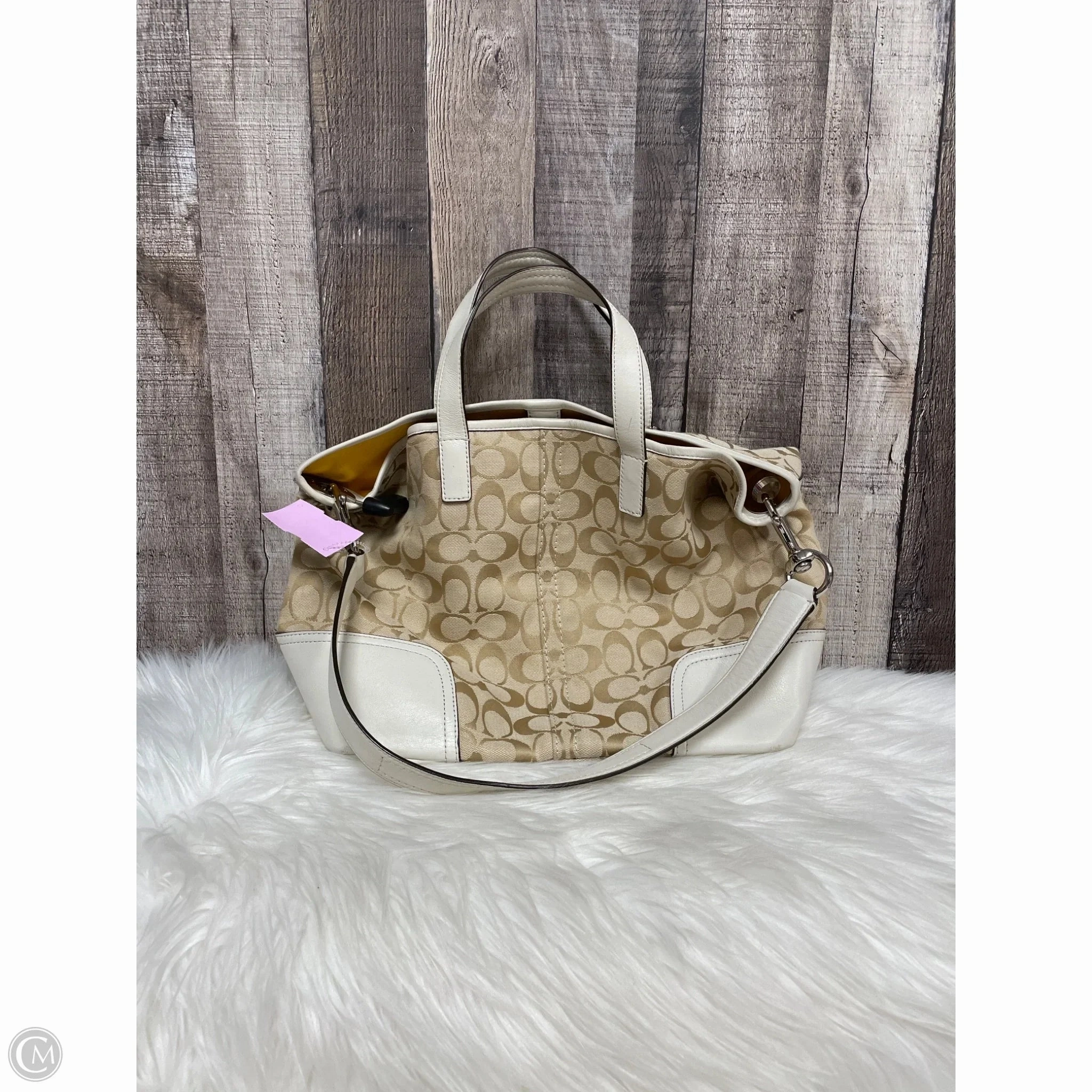 Handbag Designer By Coach, Size: Medium