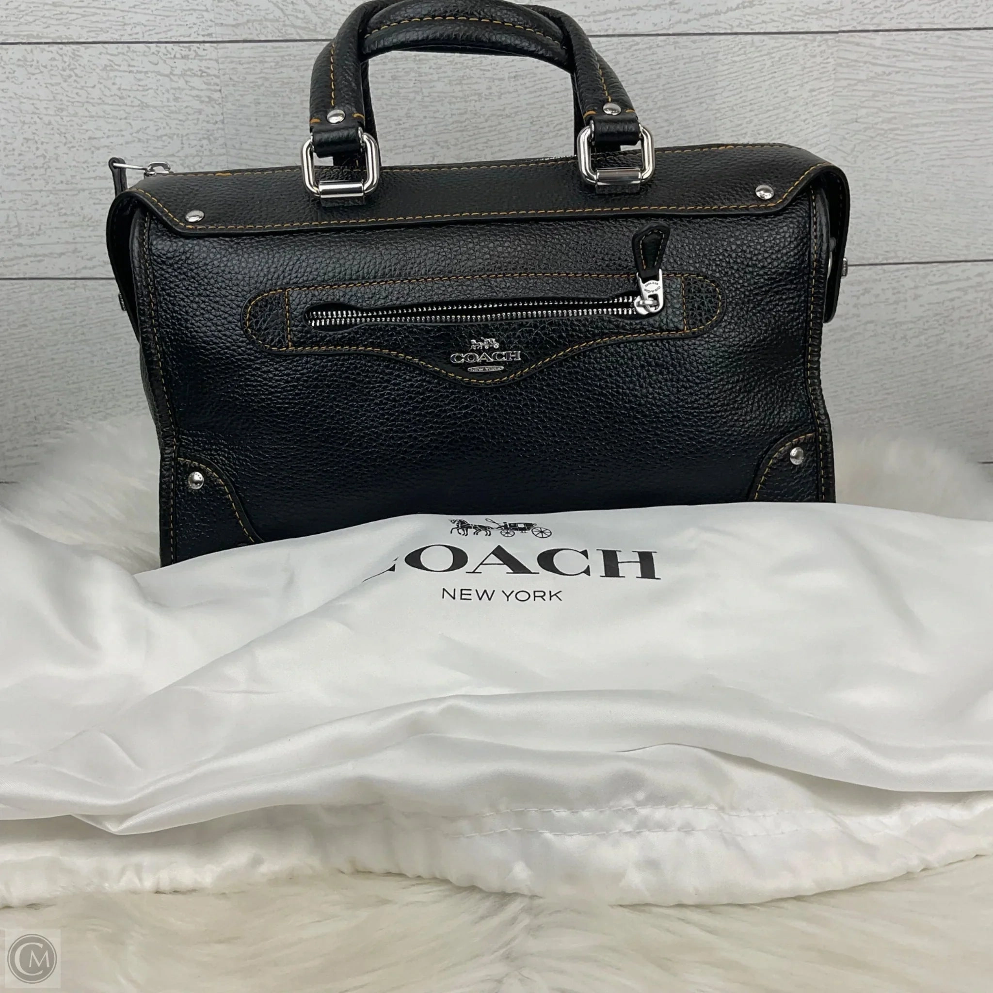 Handbag Designer By Coach, Size: Medium