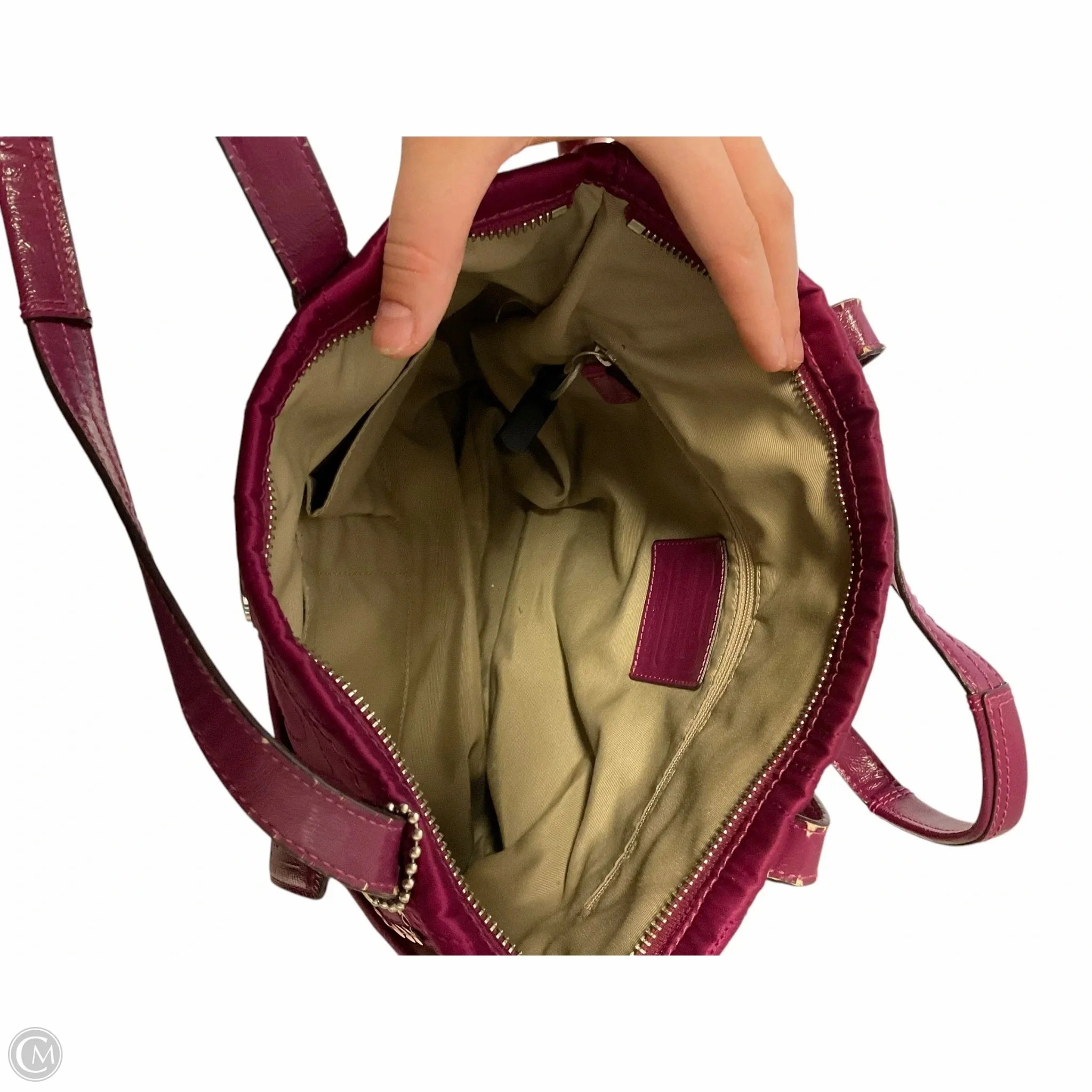 Handbag Designer By Coach, Size: Medium