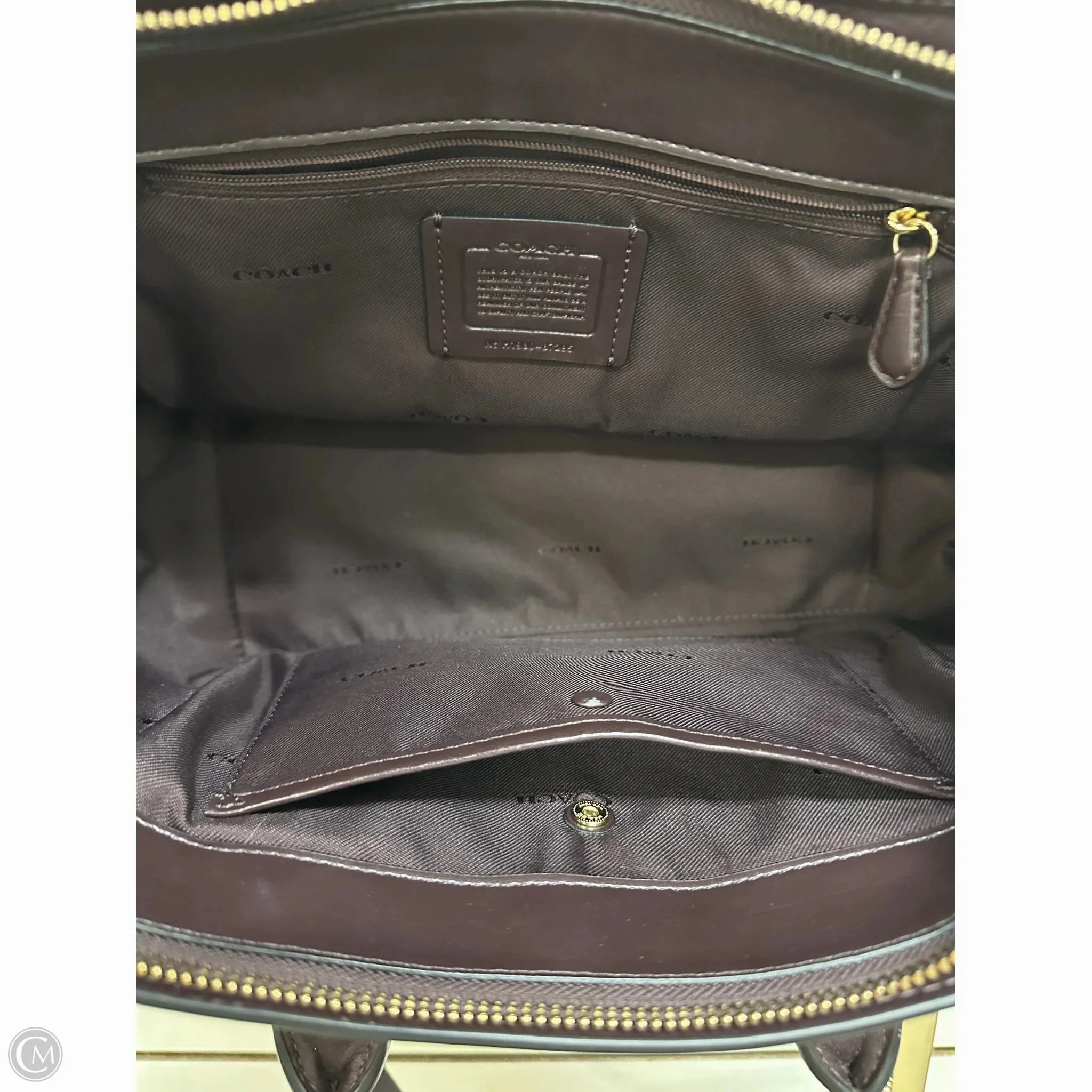 Handbag Designer By Coach, Size: Medium