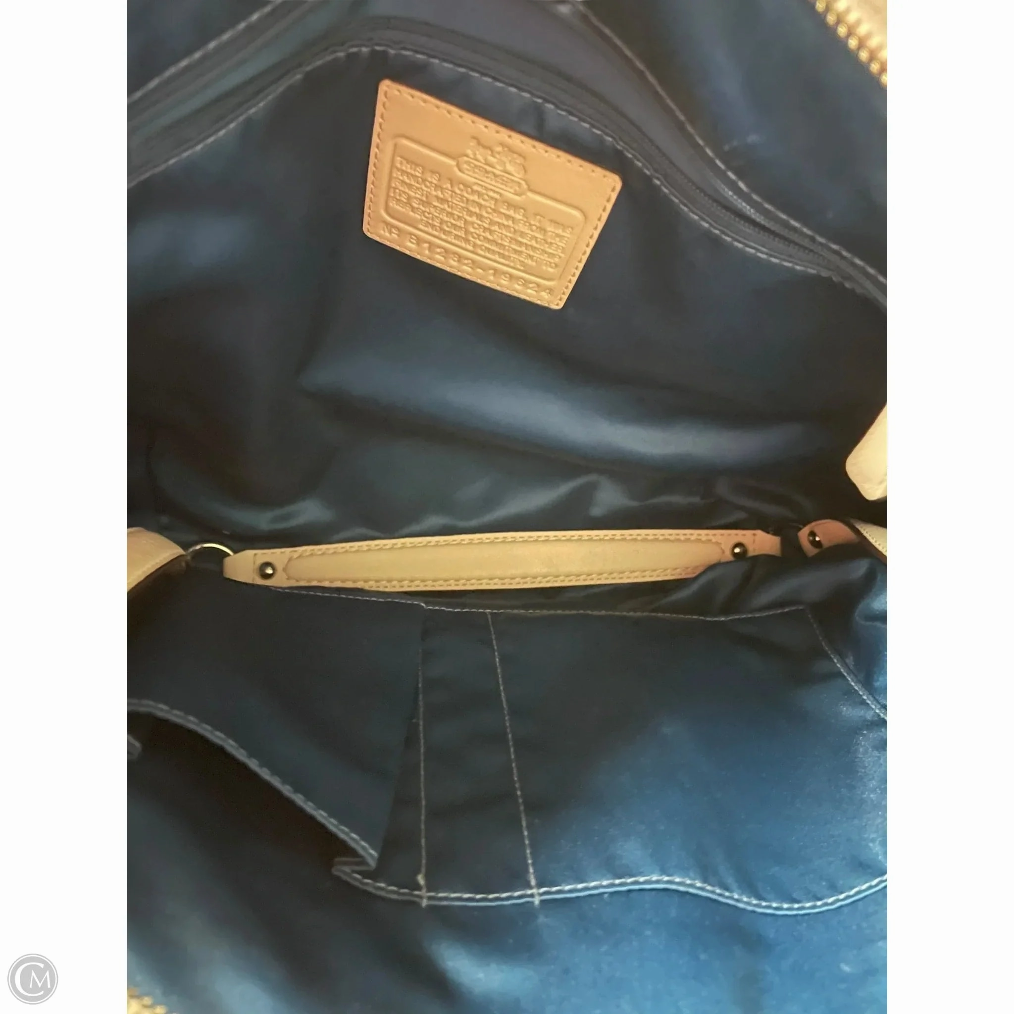 Handbag Designer By Coach, Size: Medium