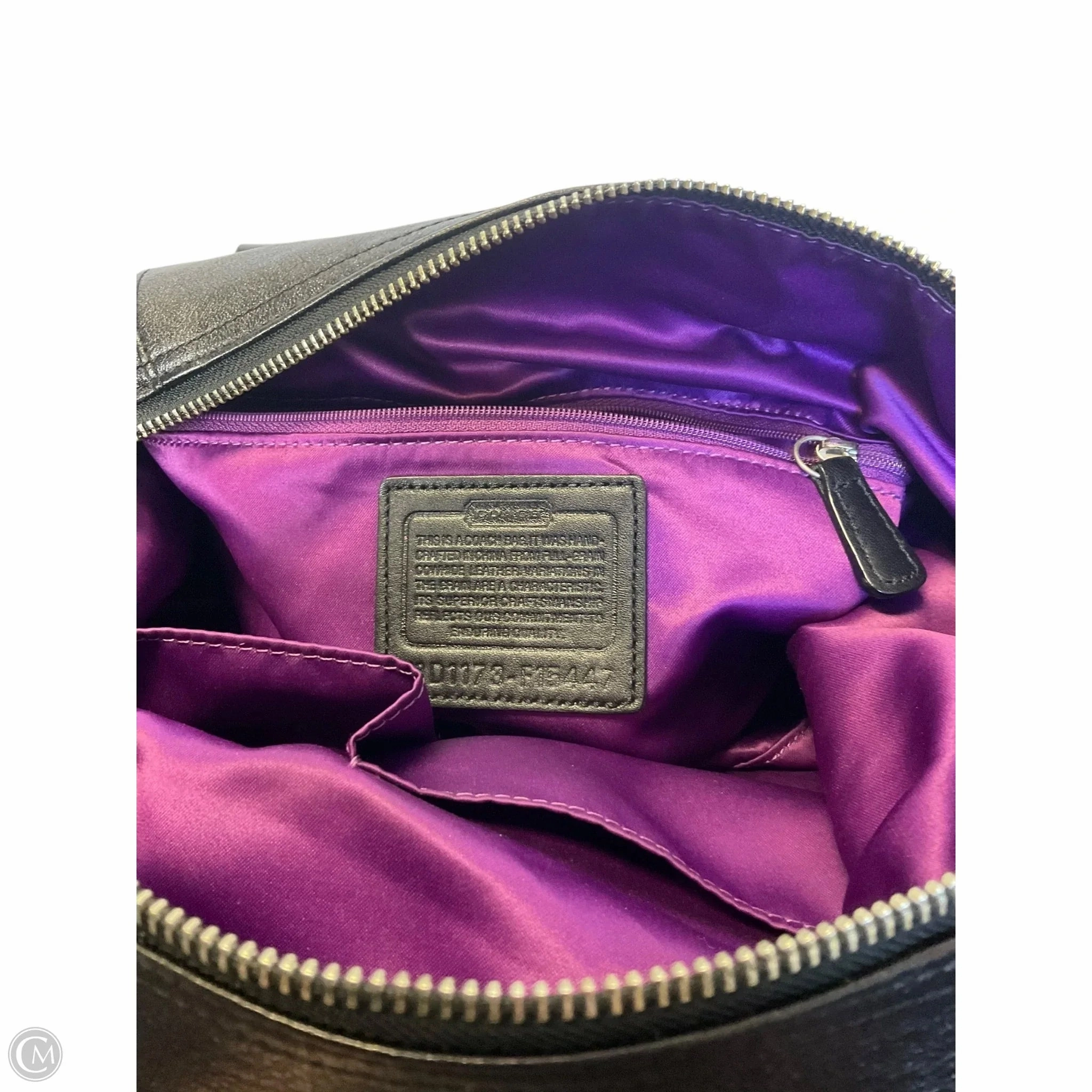 Handbag Designer By Coach, Size: Medium