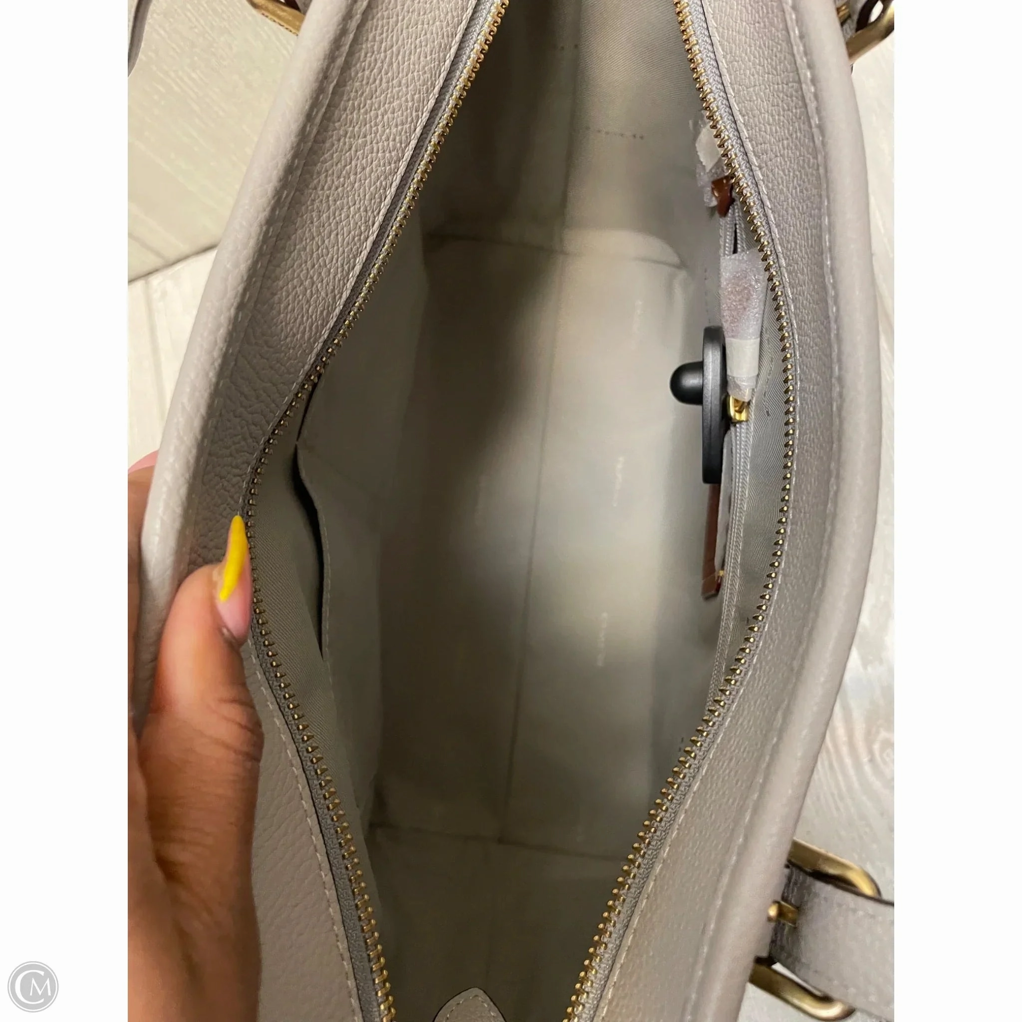 Handbag Designer By Coach, Size: Medium