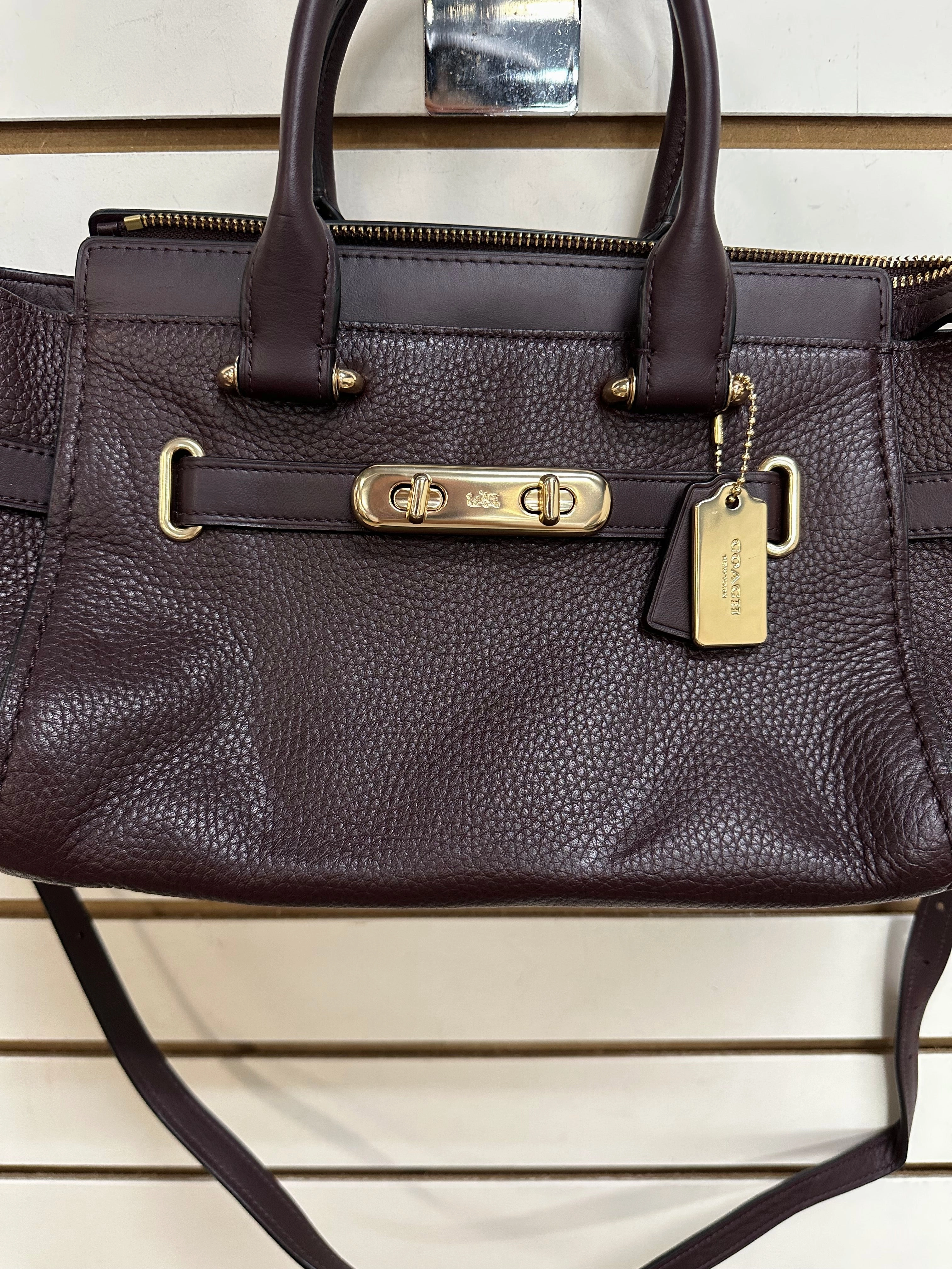 Handbag Designer By Coach, Size: Medium