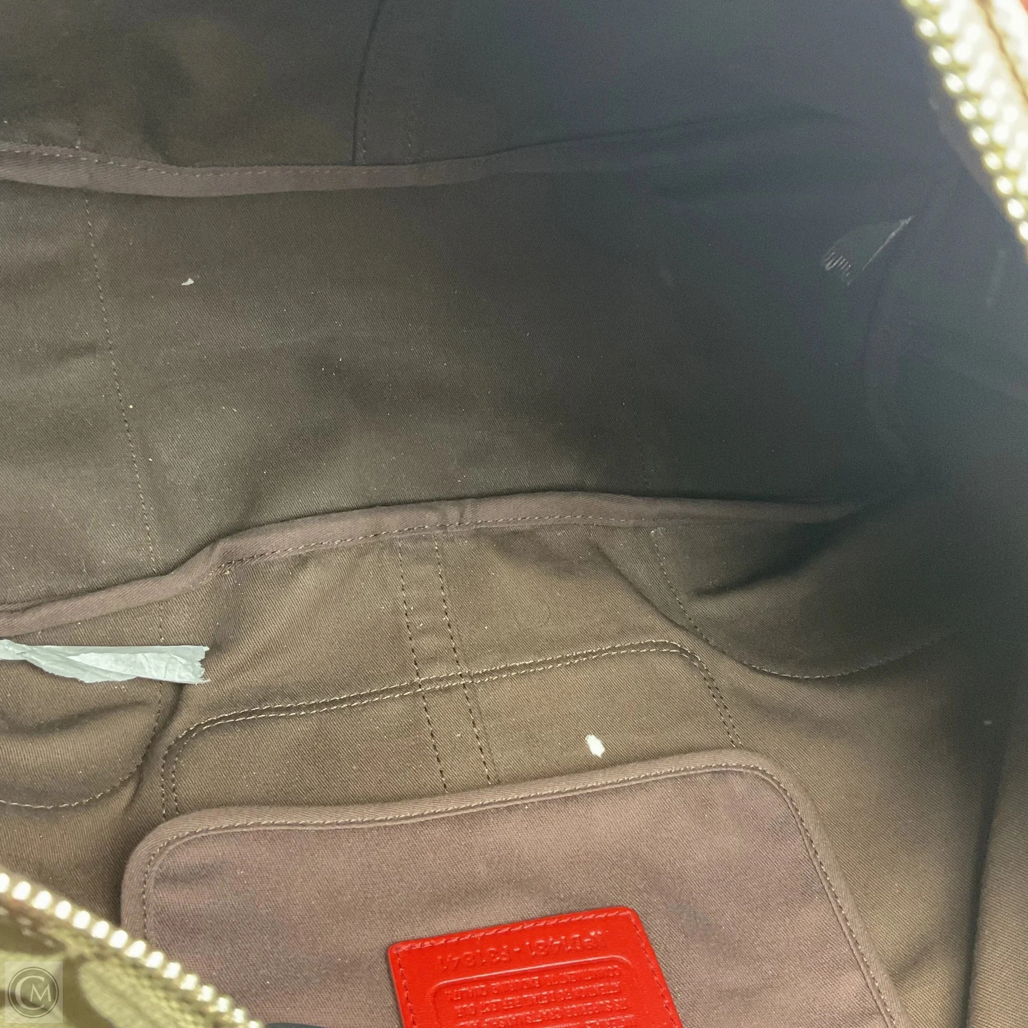 Handbag Designer By Coach, Size: Medium