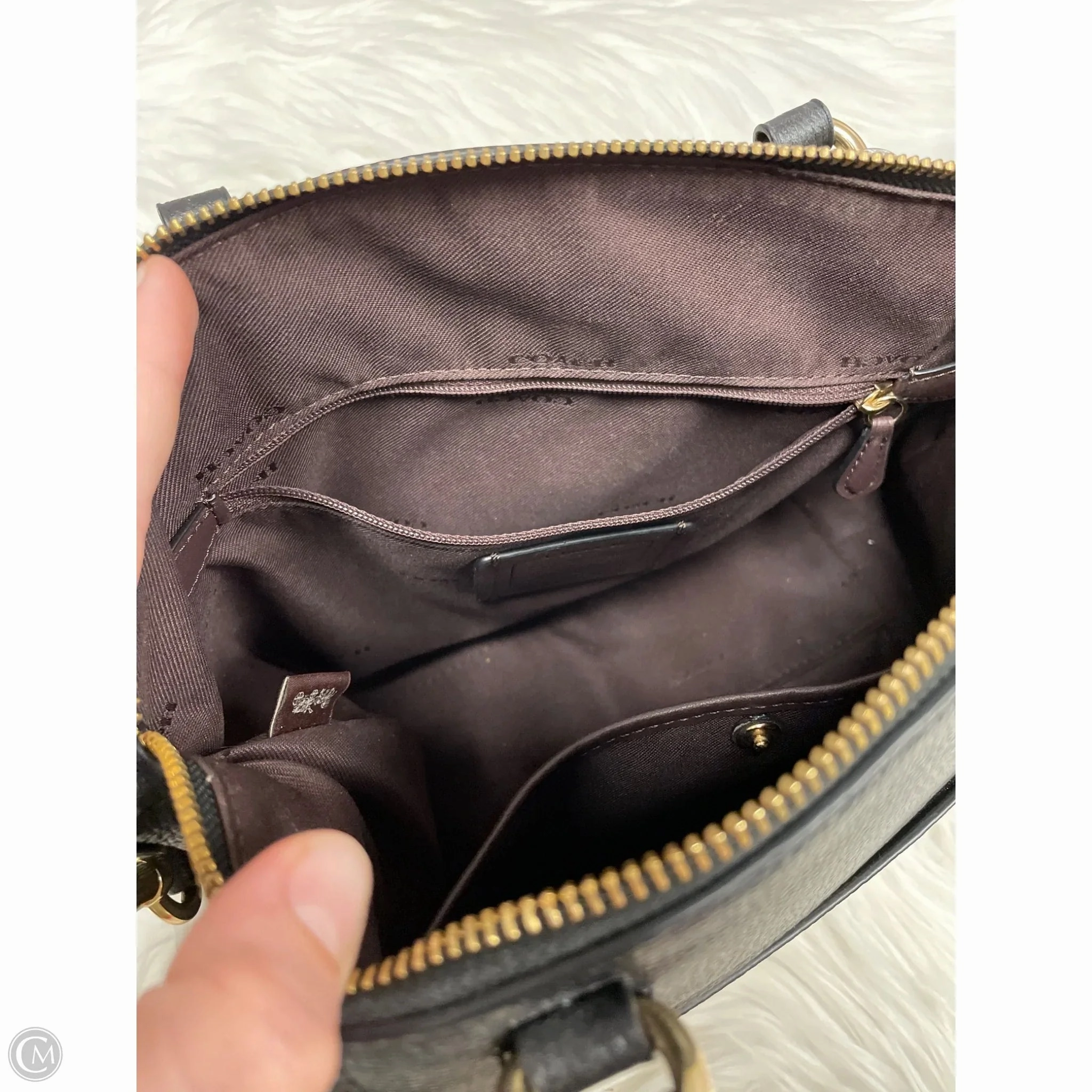 Handbag Designer By Coach, Size: Medium