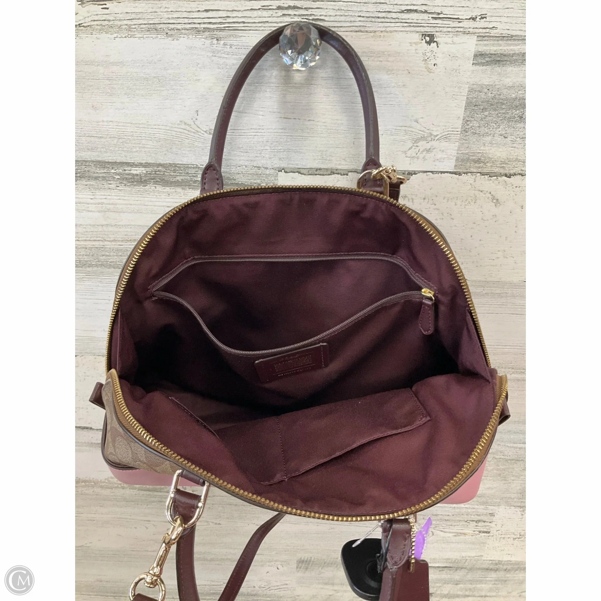 Handbag Designer By Coach, Size: Medium