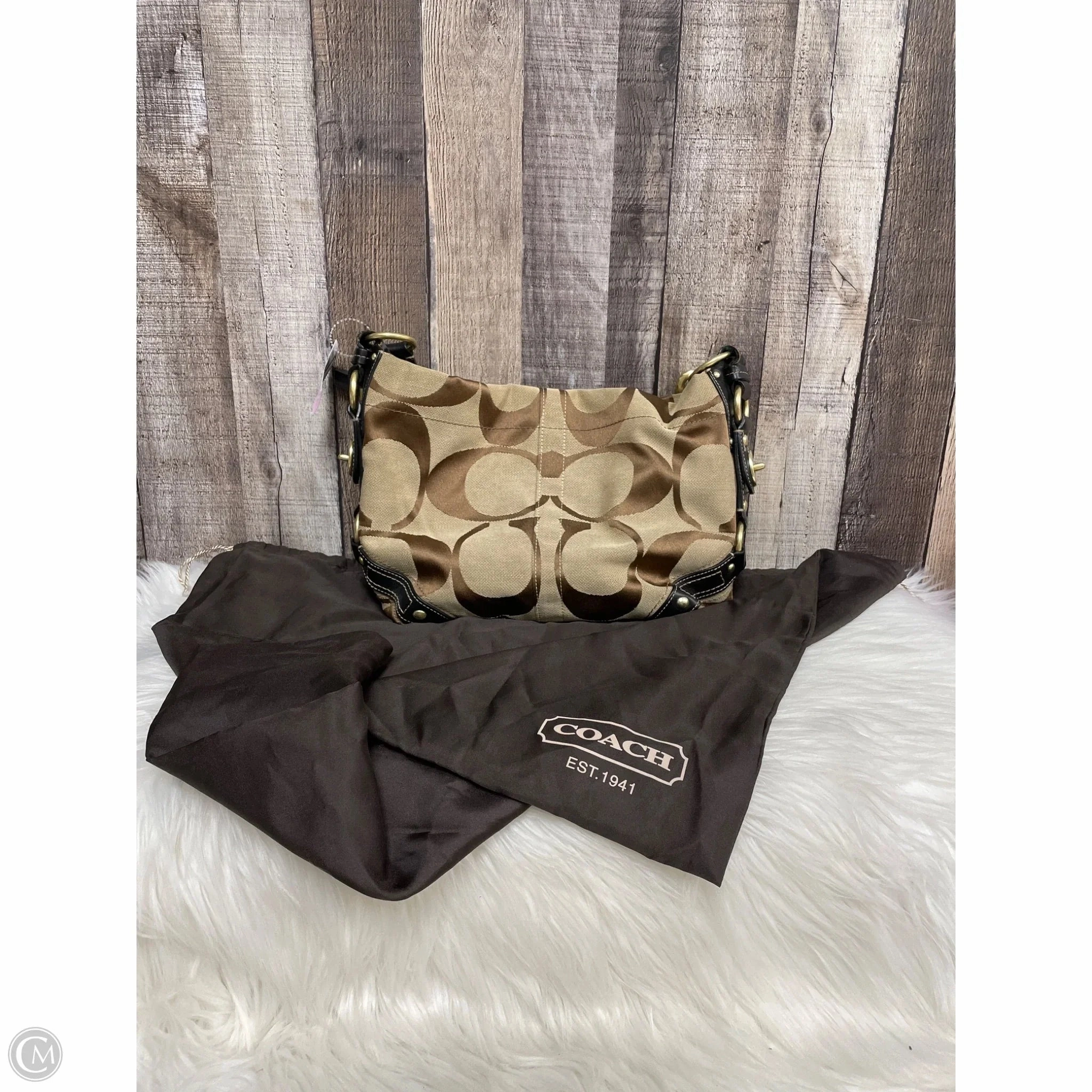 Handbag Designer By Coach, Size: Medium