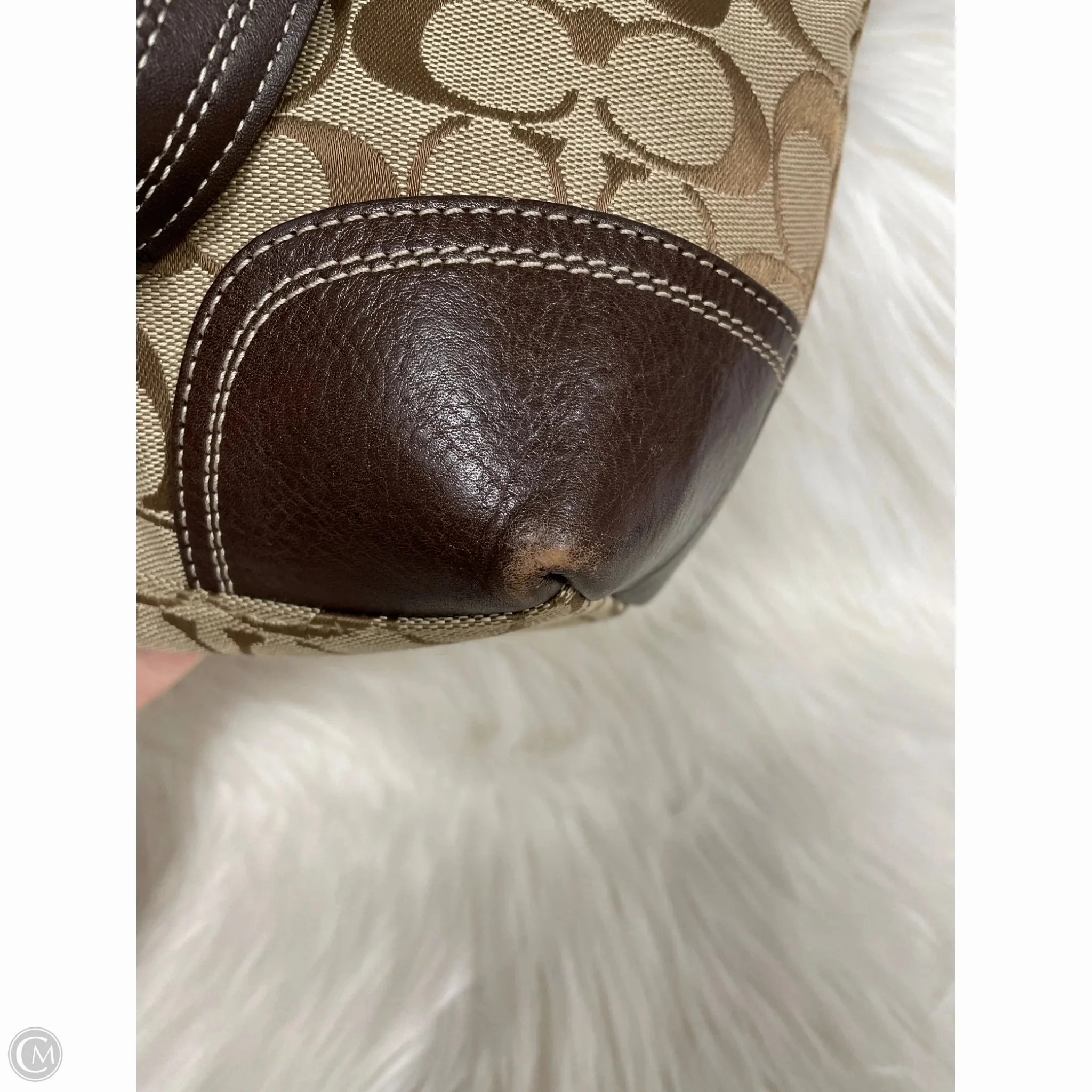 Handbag Designer By Coach, Size: Medium
