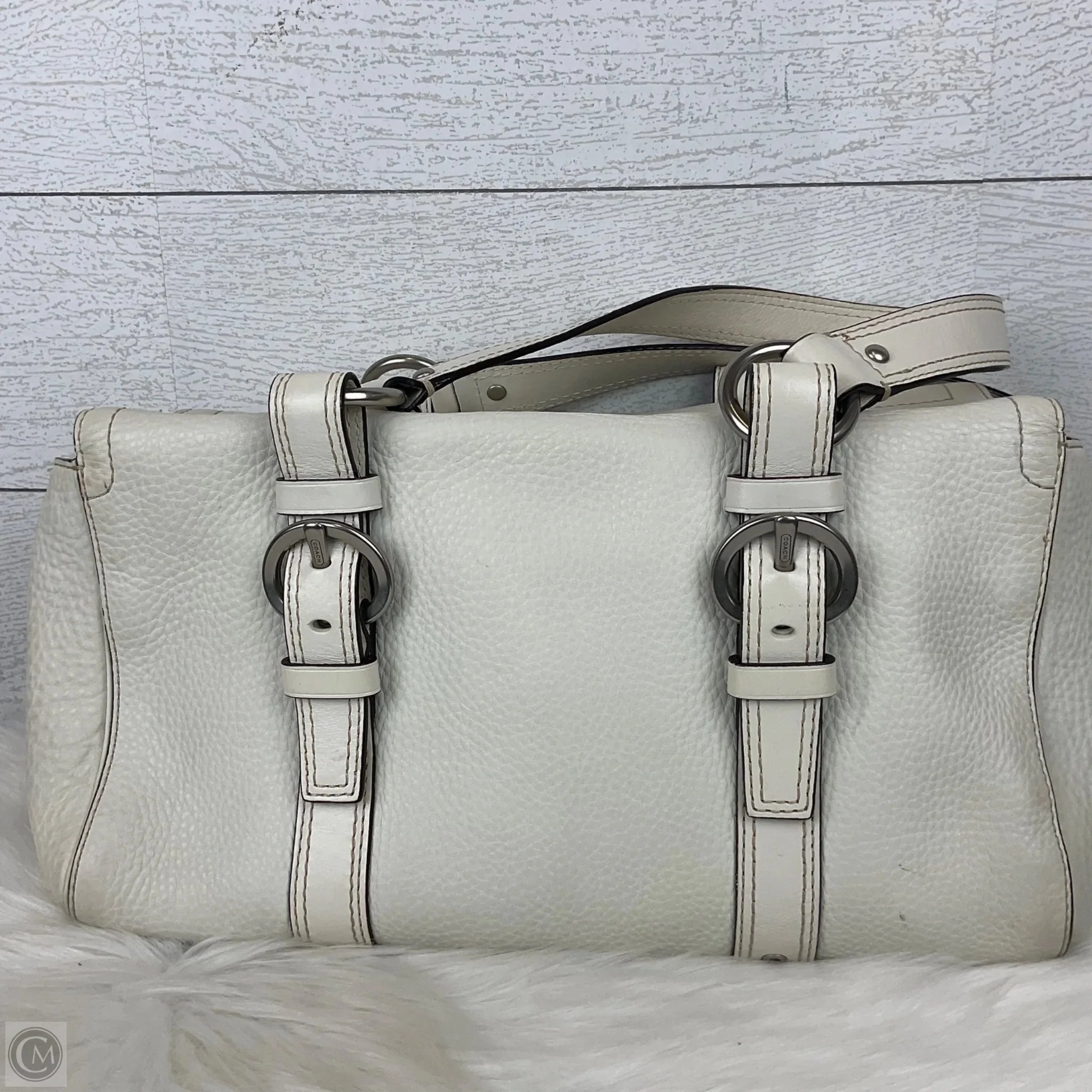Handbag Designer By Coach, Size: Medium