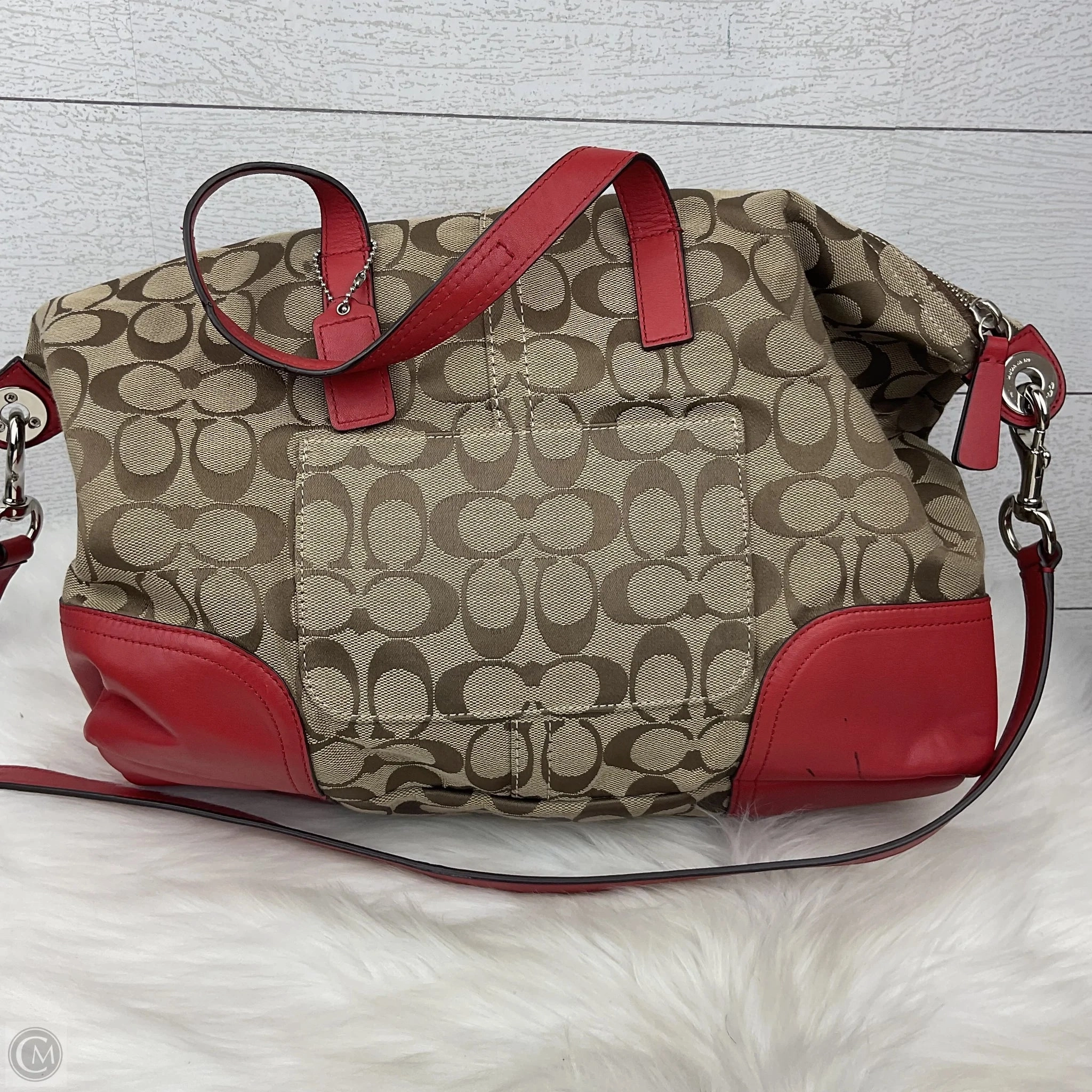 Handbag Designer By Coach, Size: Medium