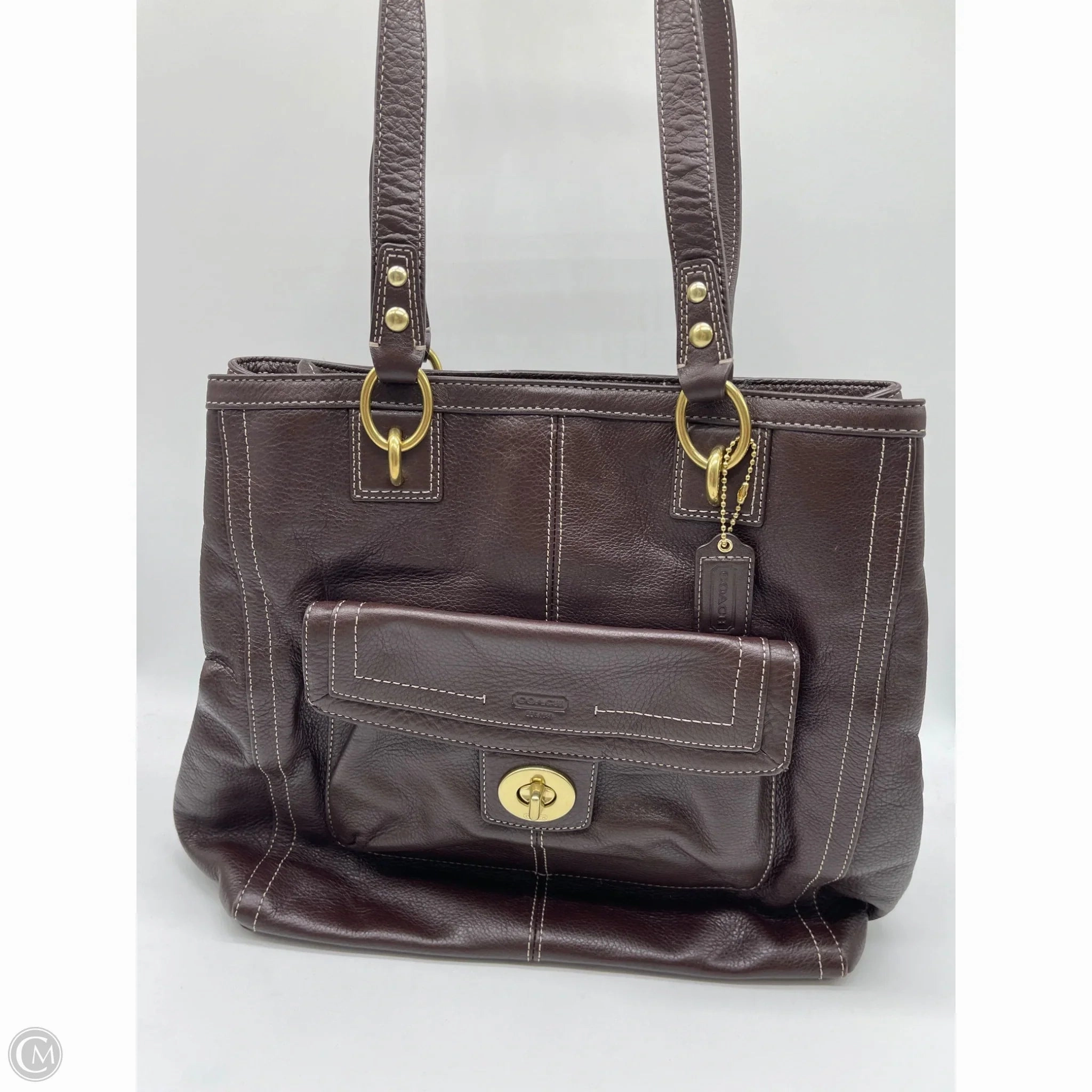 Handbag Designer By Coach, Size: Medium