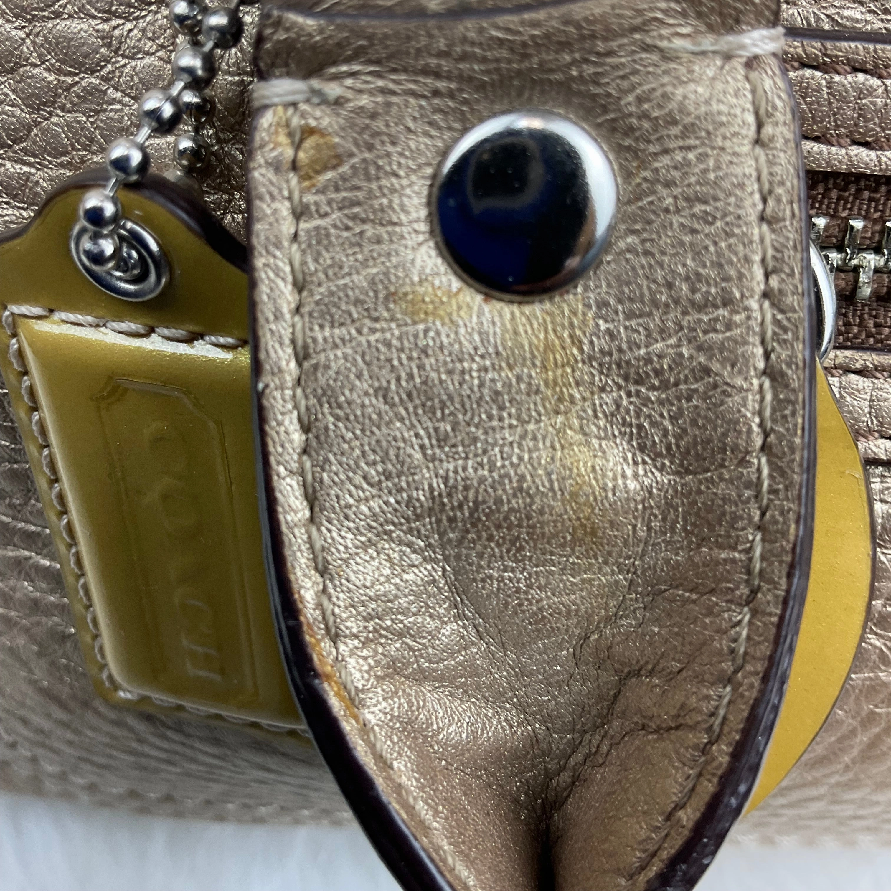 Handbag Designer By Coach, Size: Medium