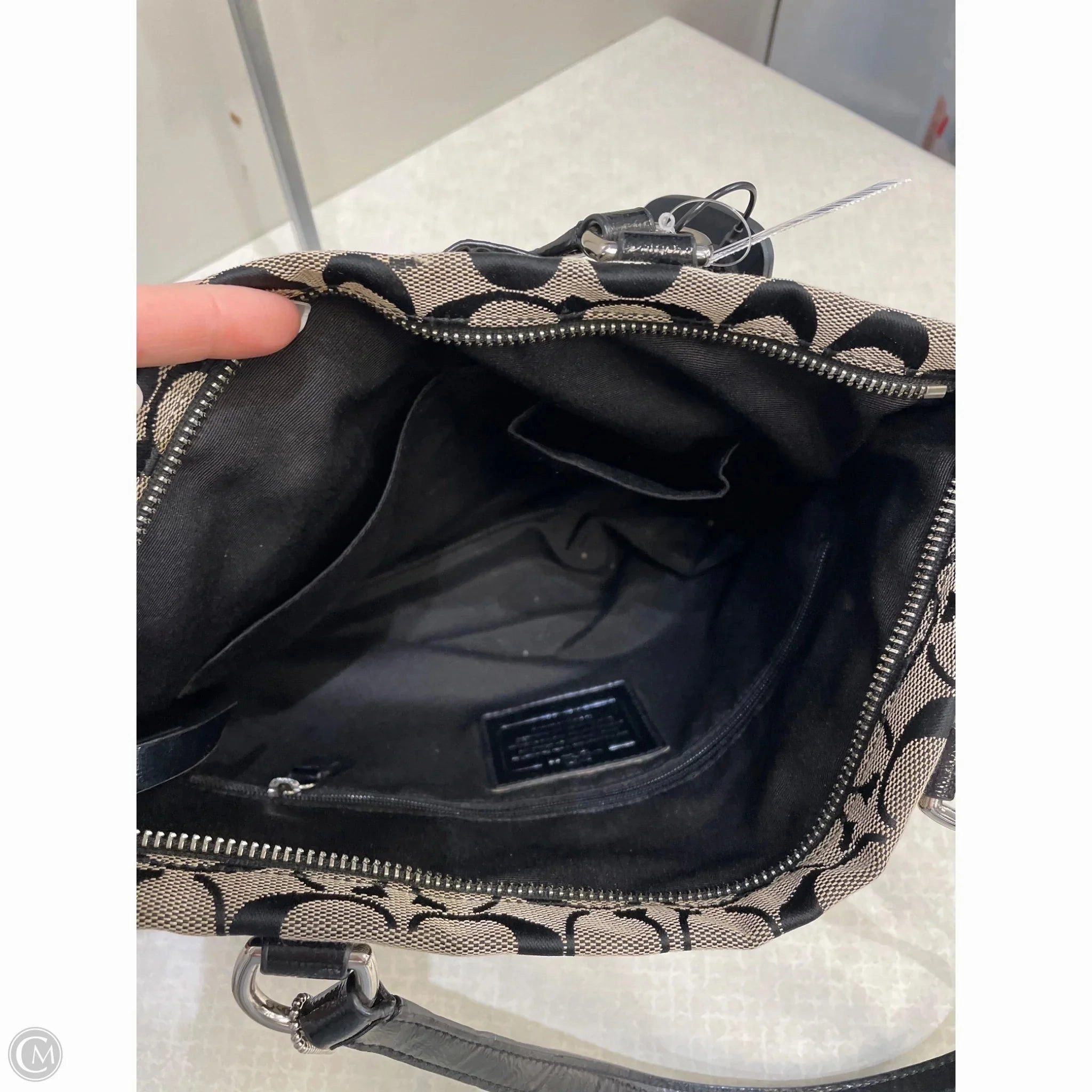 Handbag Designer By Coach, Size: Medium
